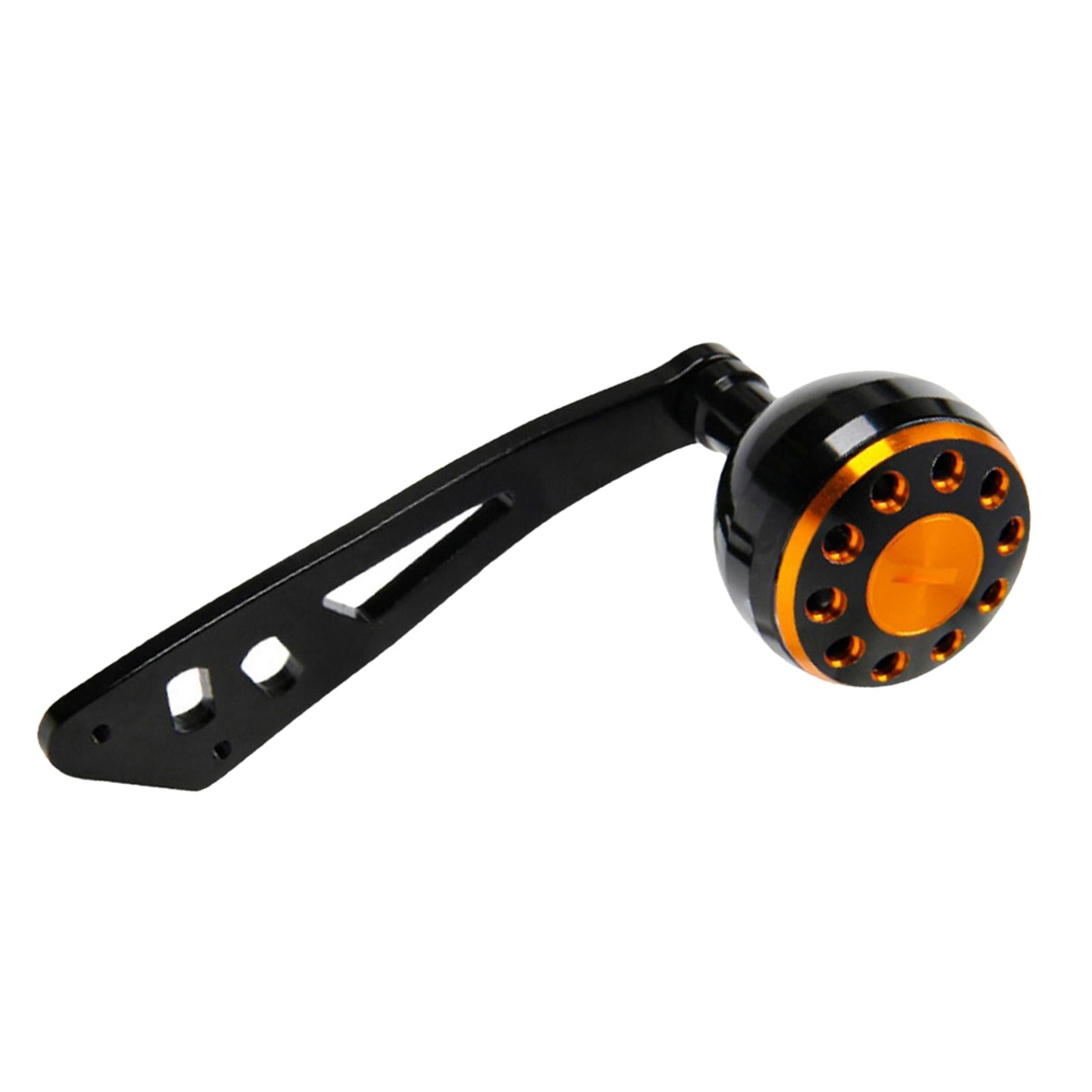 Aluminum Alloy Fishing Handle Strong Durable Single Rocker Baitcasting Reel 32mm Black
