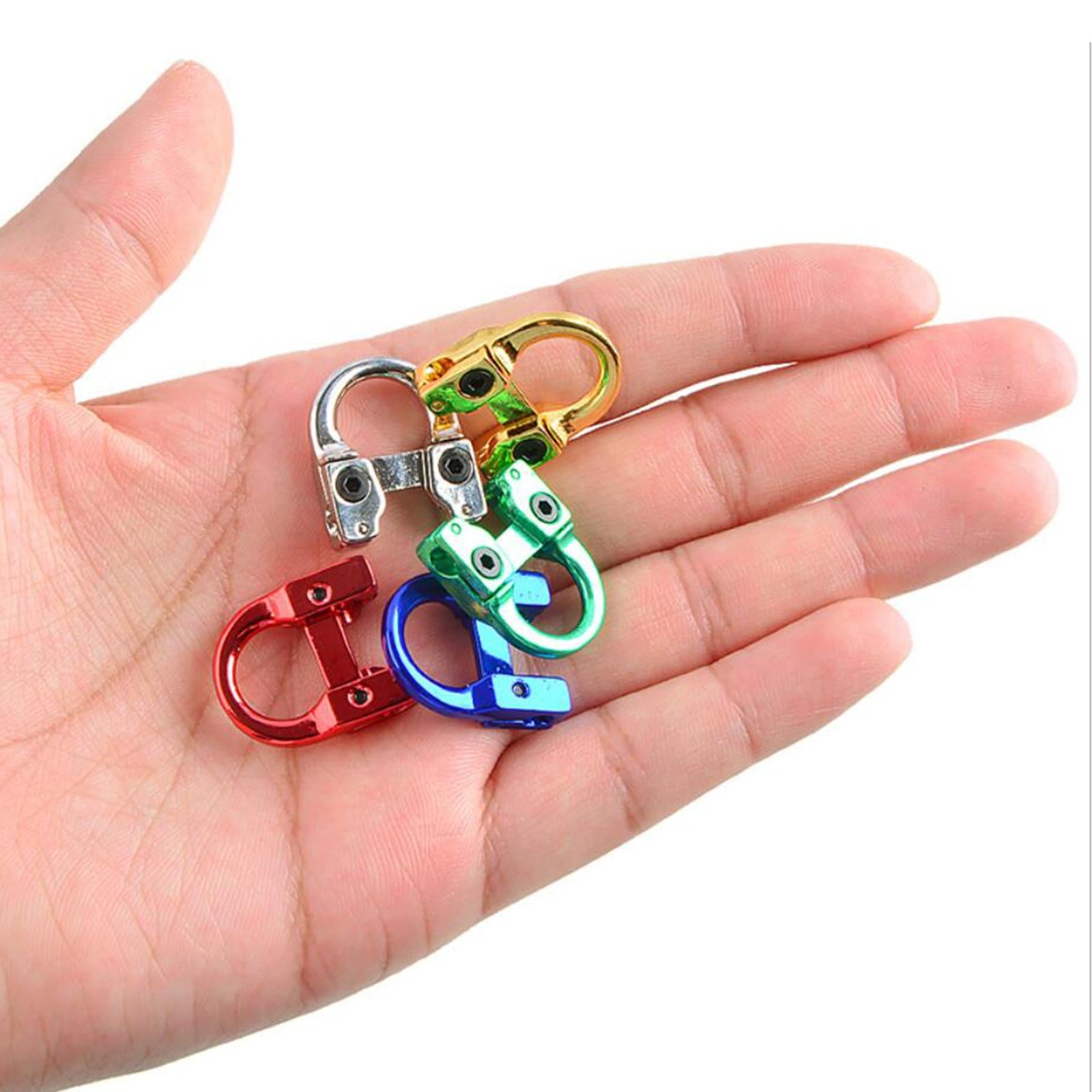Archery D Loop Arrows String Release Ring Loop with Wrench Bow for Hunting Silver