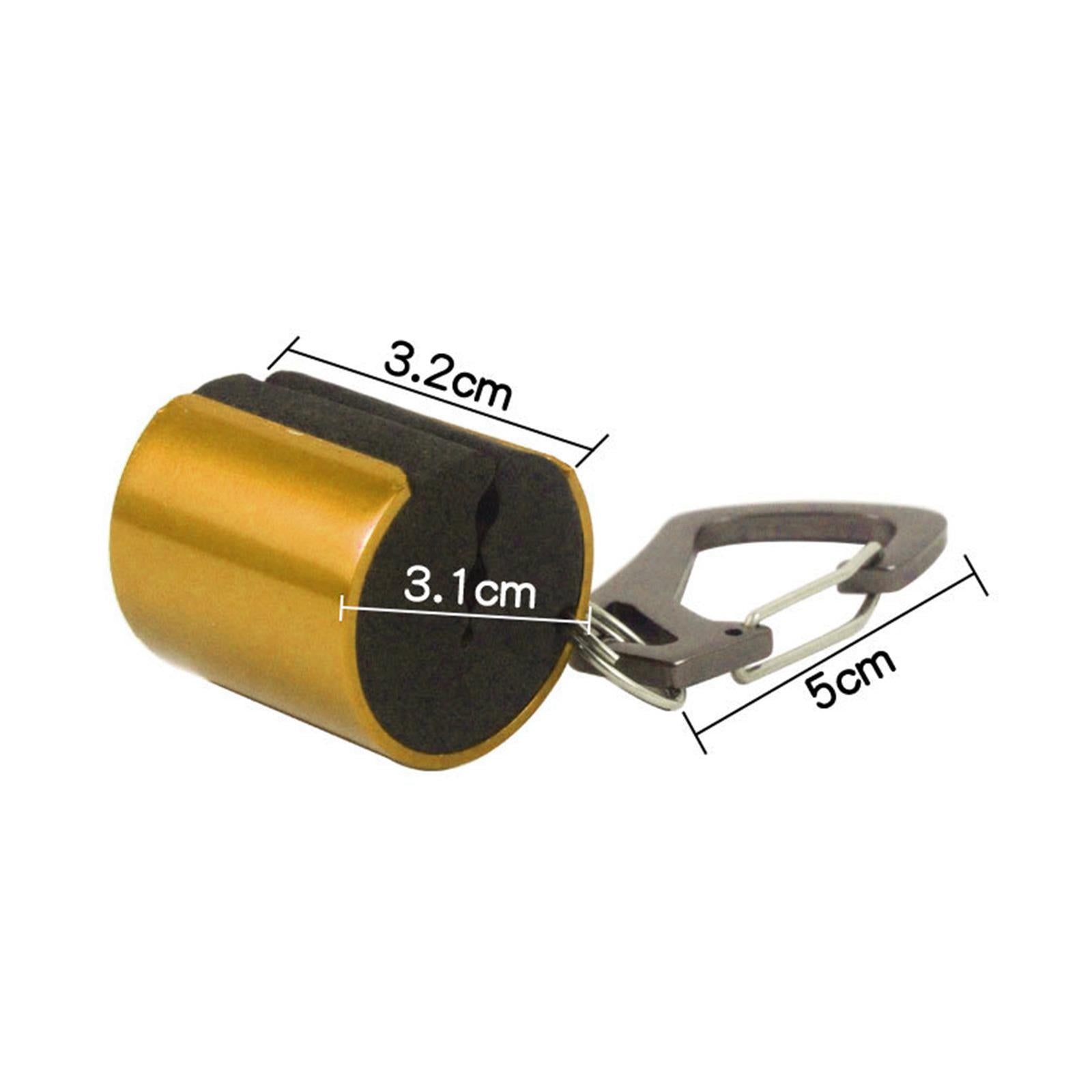 4xPortable Fishing Rod Holder Rod Clip Holder Fishing Supplies Accessories Golden