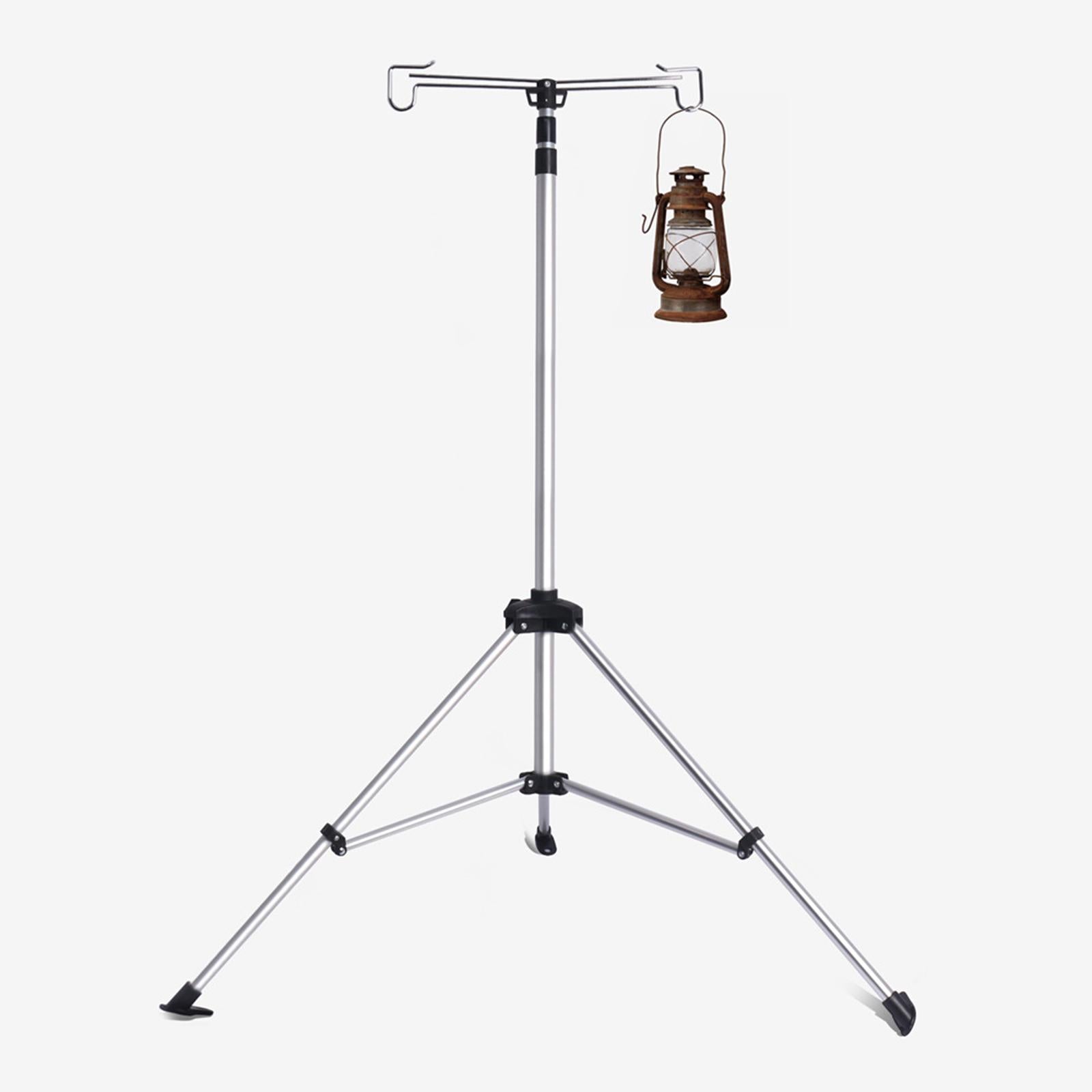 Camping Lantern Stand Lightweight Lamp Poles Hanger Tripod Holder Stick