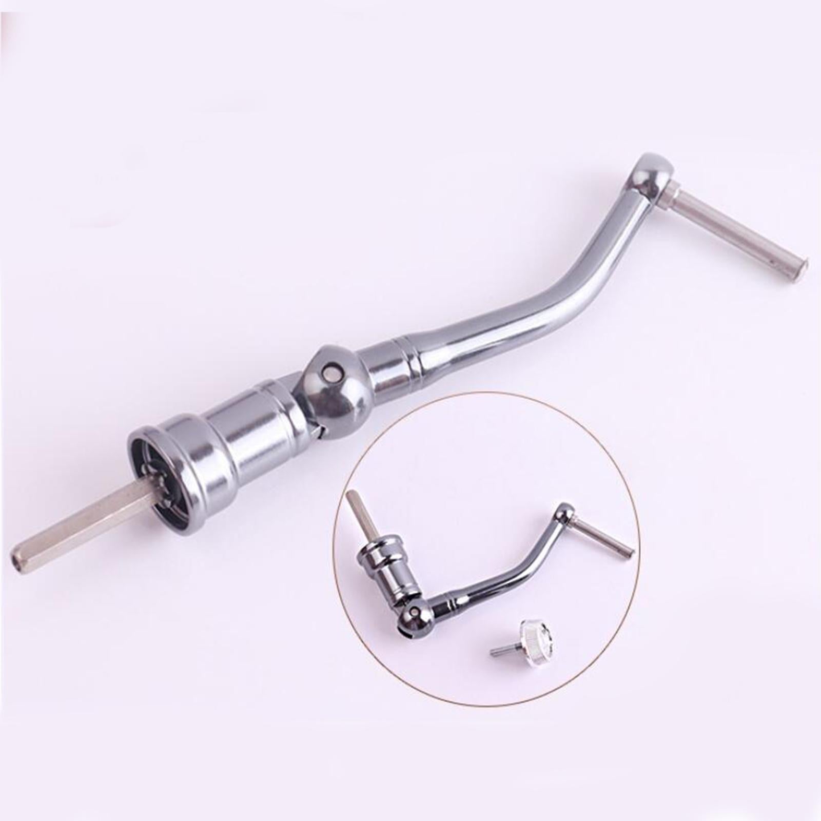 Aluminum Alloy Fishing Reel Handle DIY Repair Part Fishing Tackle Accessory Silver S