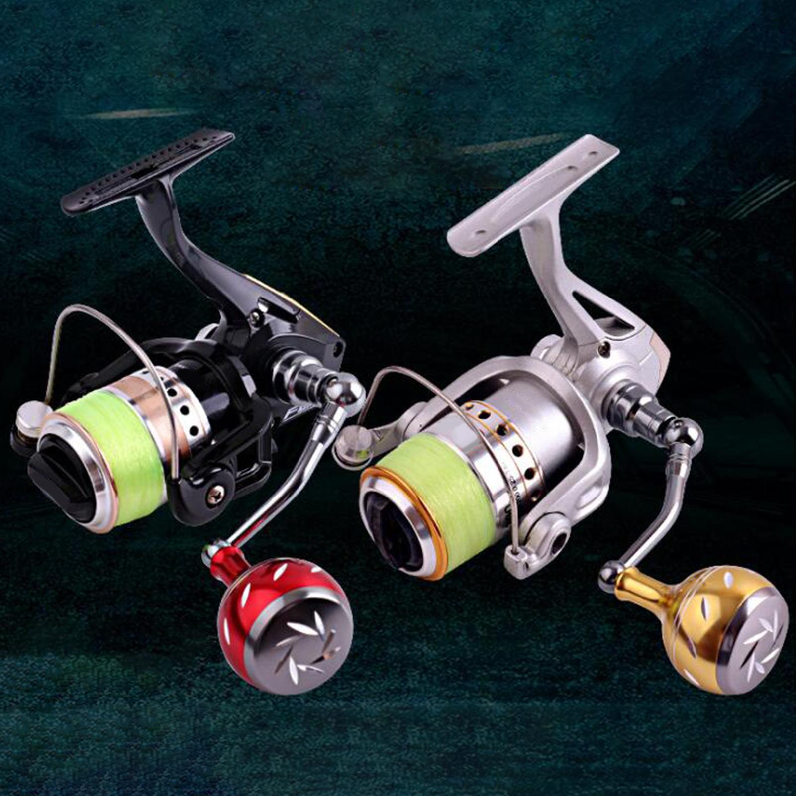 Aluminum Alloy Fishing Reel Handle DIY Repair Part Fishing Tackle Accessory Light Gold S