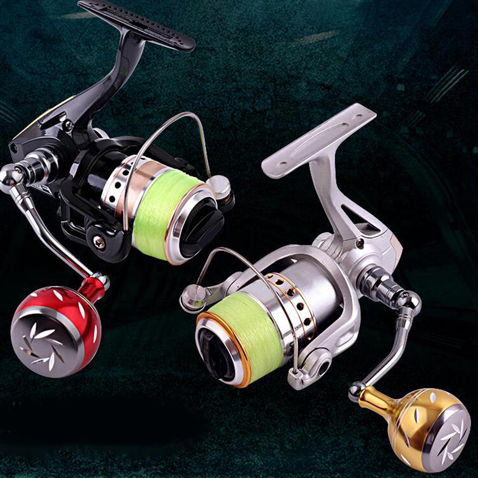 Aluminum Alloy Fishing Reel Handle DIY Repair Part Fishing Tackle Accessory Silver Purple S