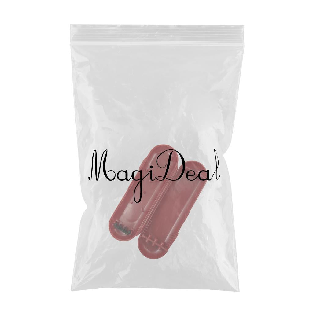 2xPortable Plastic Dart Case Holds 3 Darts for Dart Tips, Shafts and Flights Red