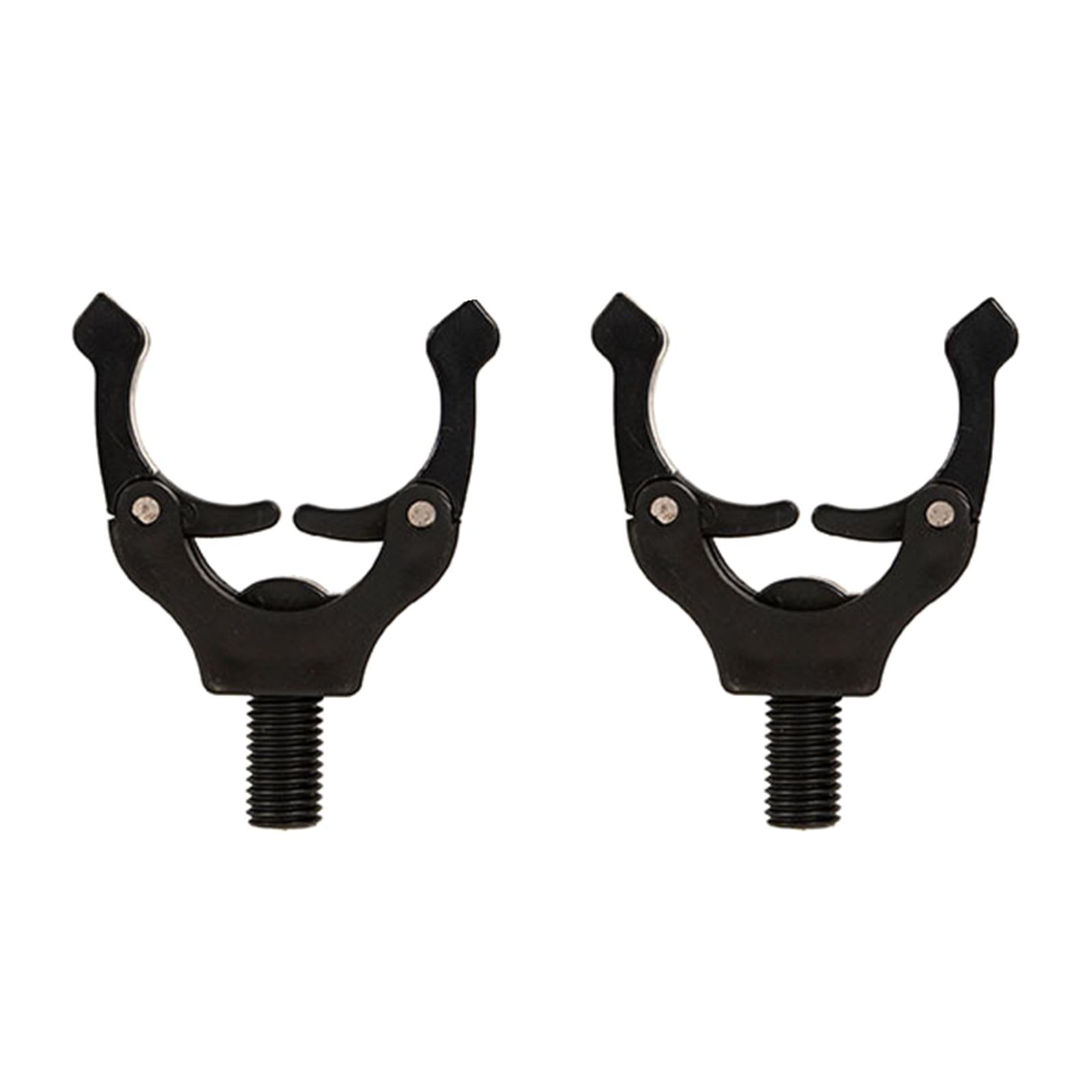 Aluminum Alloy Fishing Rod Butt Rest Fishing Buzz Bar Carp Equipment Gear 25cm Magnetic Black