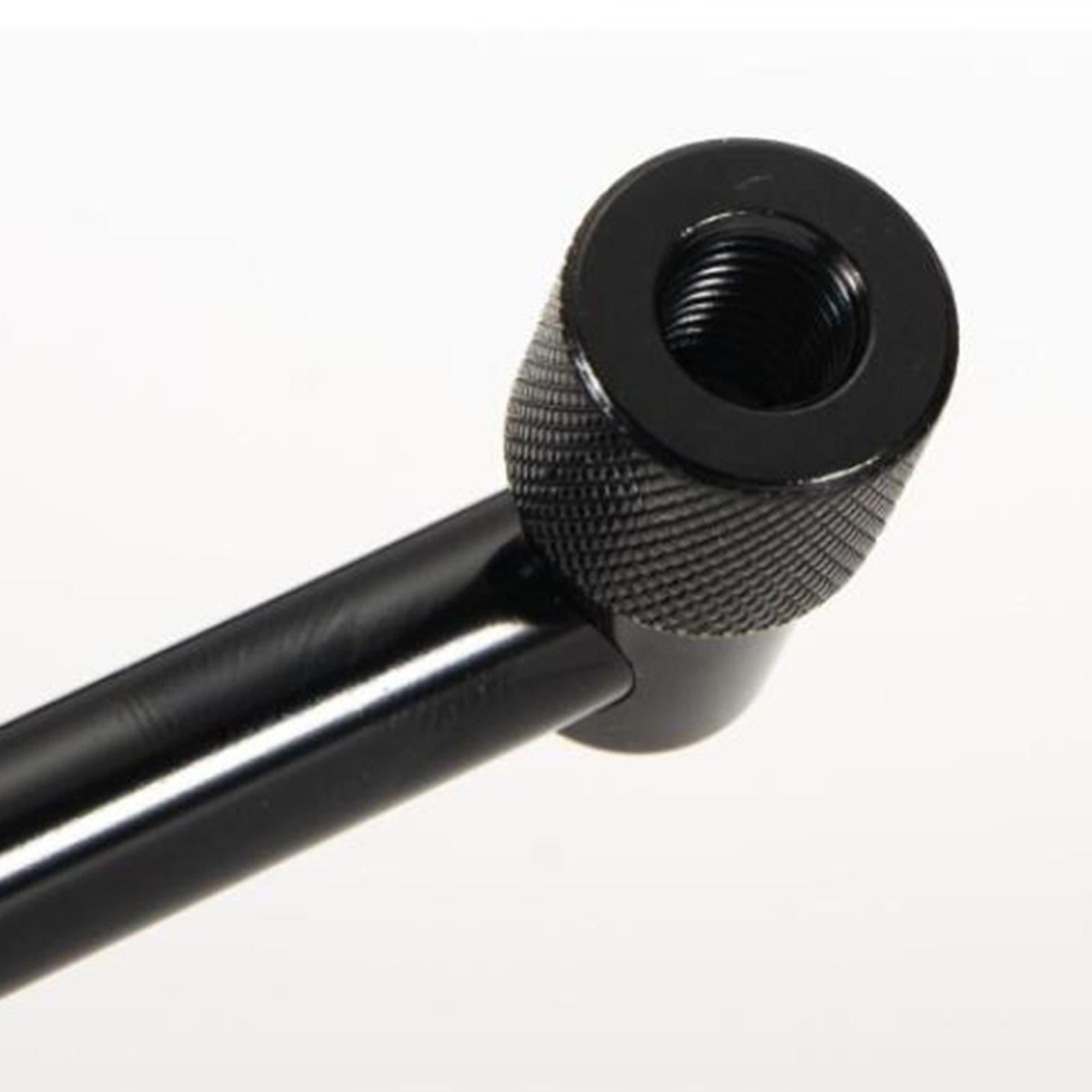 Aluminum Alloy Fishing Rod Butt Rest Fishing Buzz Bar Carp Equipment Gear 45cm Magnetic Black