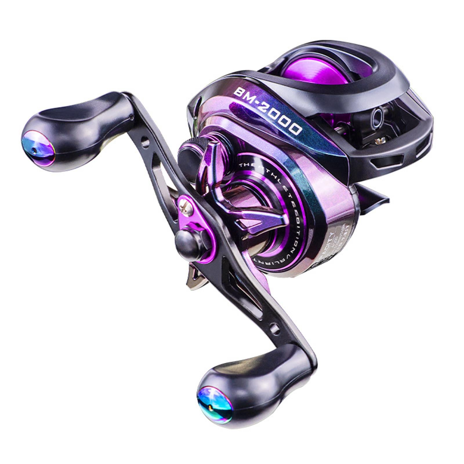 Baitcasting Fishing Reel 7.3:1 Gear Ratio Baitcaster Power Handle left