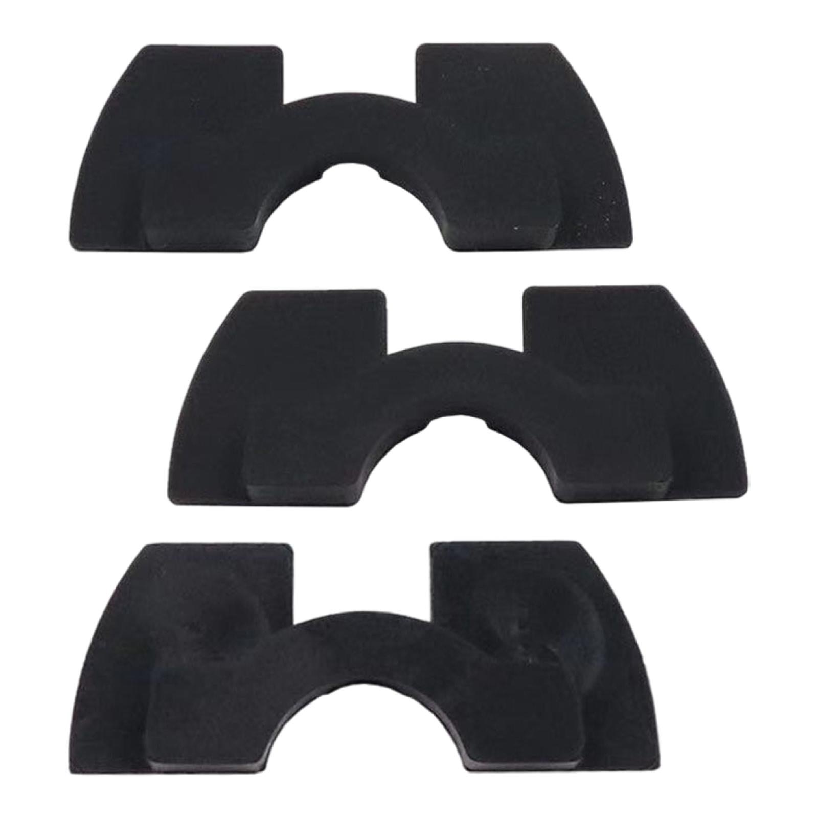 3x3x Electric Scooter Rubber Damping Pad Accessories for Xiaomi M365 black