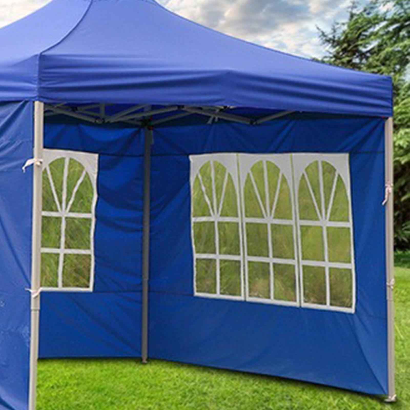 1x Gazebos Tent 3x2M Camping Outdoor Canopy Mesh Side Wall Party Blue