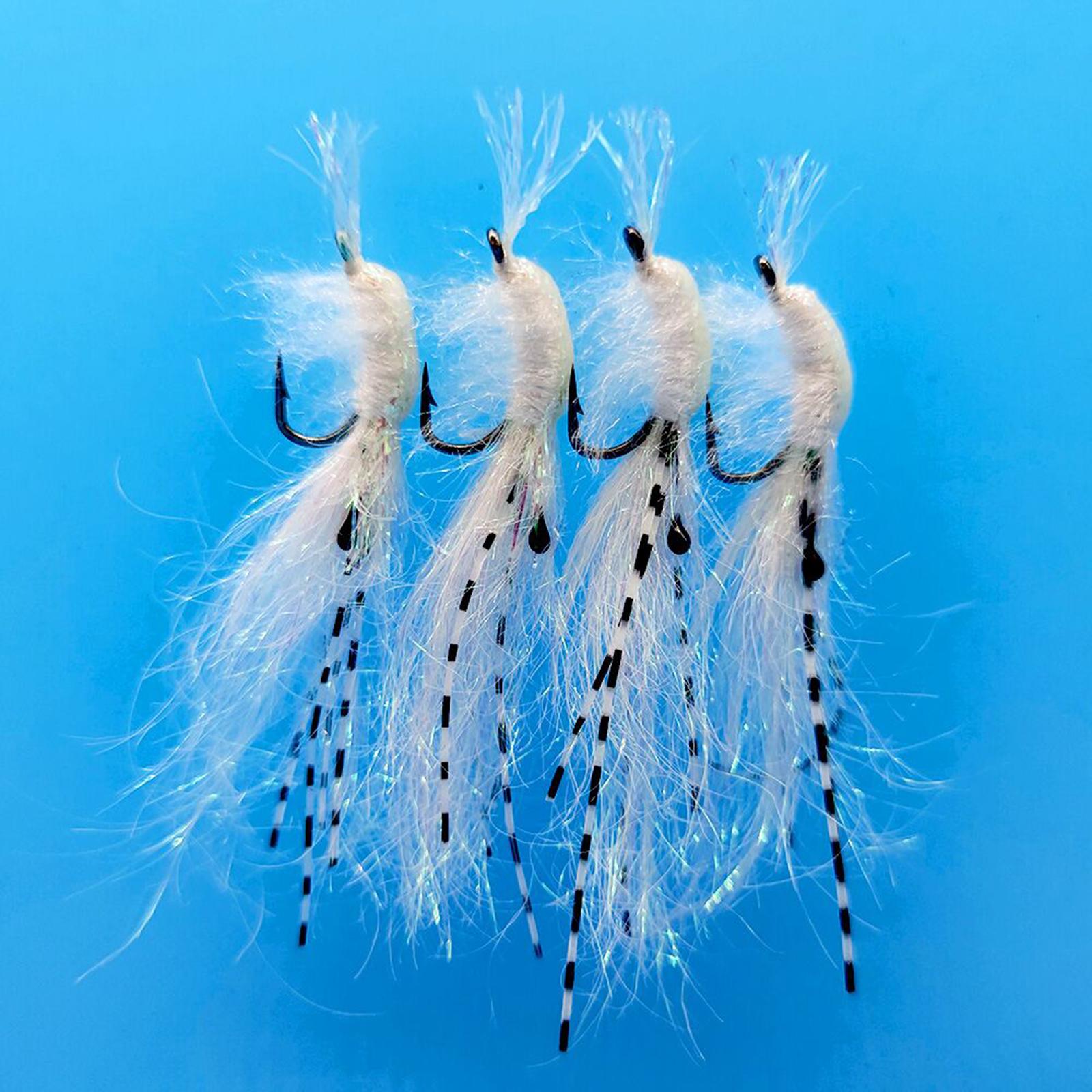 Biomimetic Fishing Lures Multi 4 Pieces Fly Fishing for Fishing Tackle E