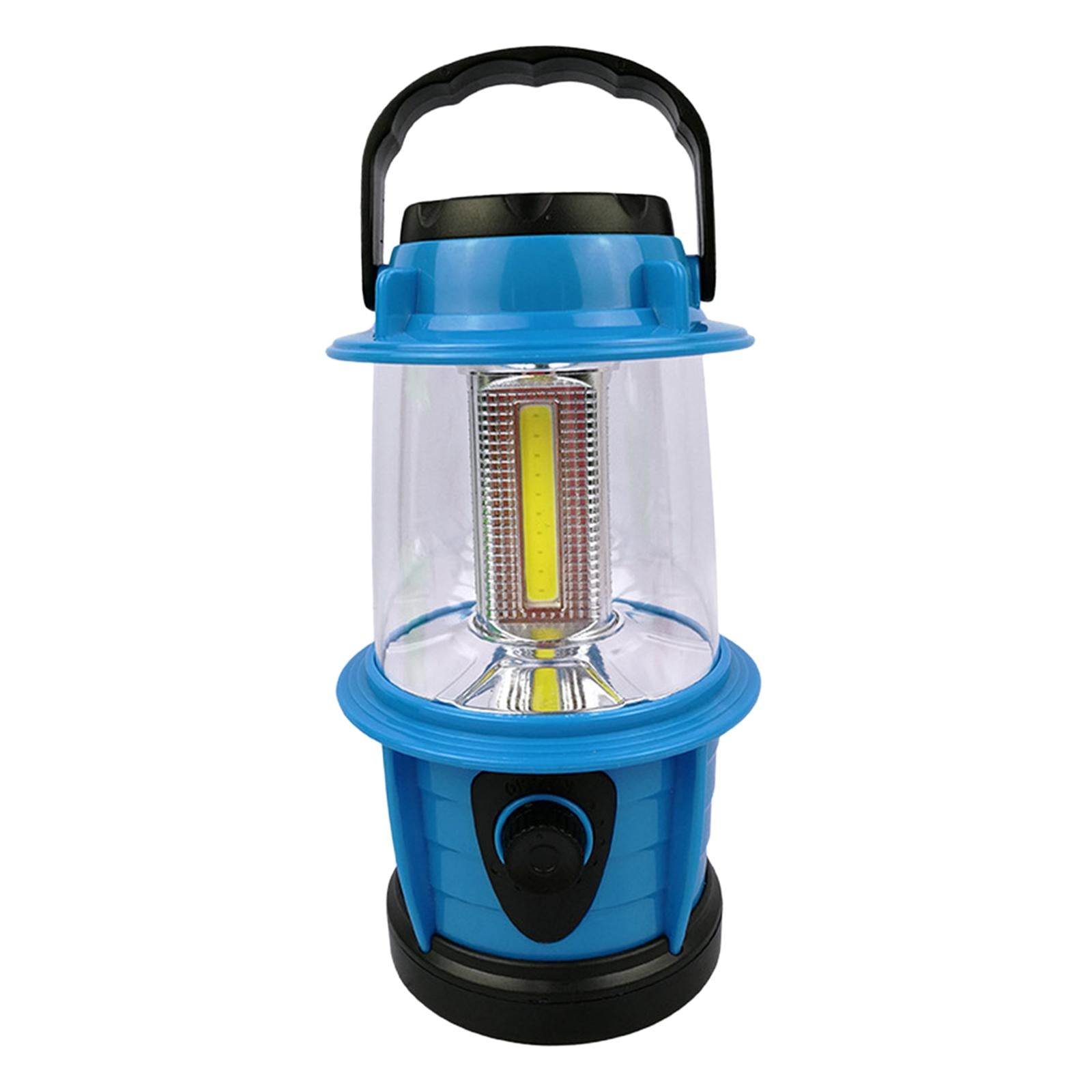 Camping Lantern Emergency Light Battery Powered Bright Flashlight Tent Lamp Blue