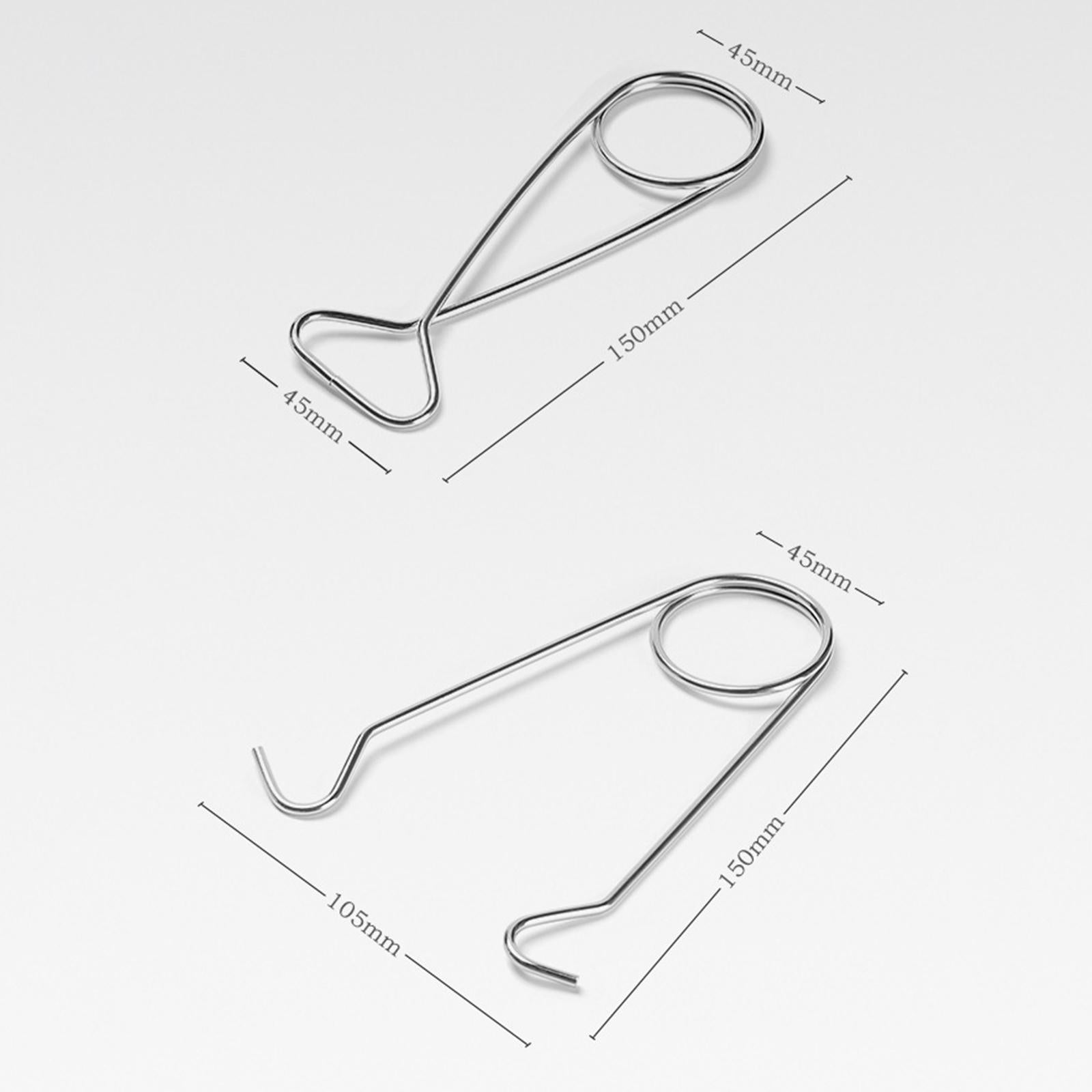4xFish Mouth Jaw Spreader Water Bottle Hook Camping Outdoor for Fishing Cooker