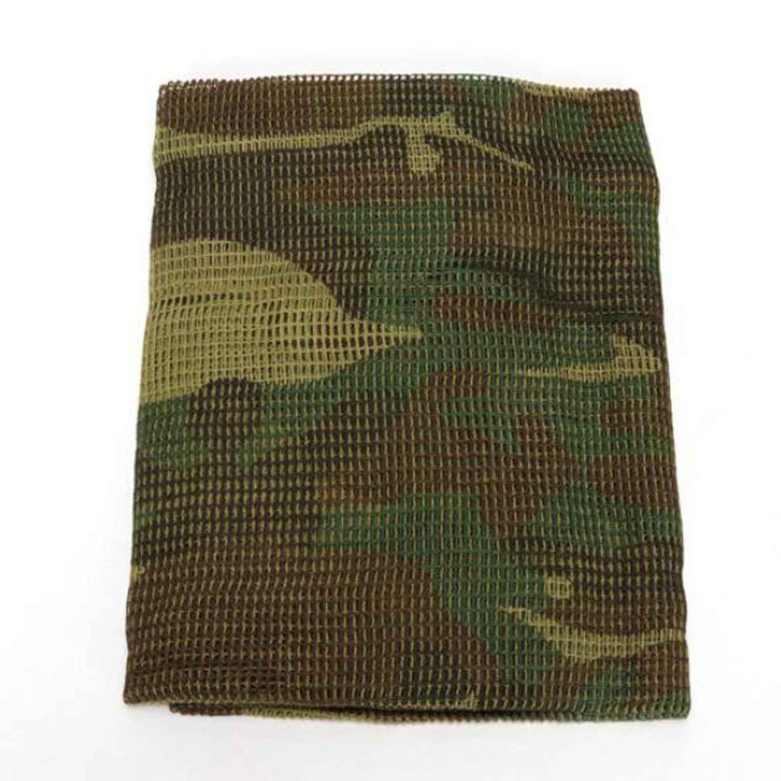 Camouflage Scarf Bandana Head Wrap for Outdoor Activities Cycling Hunting Green