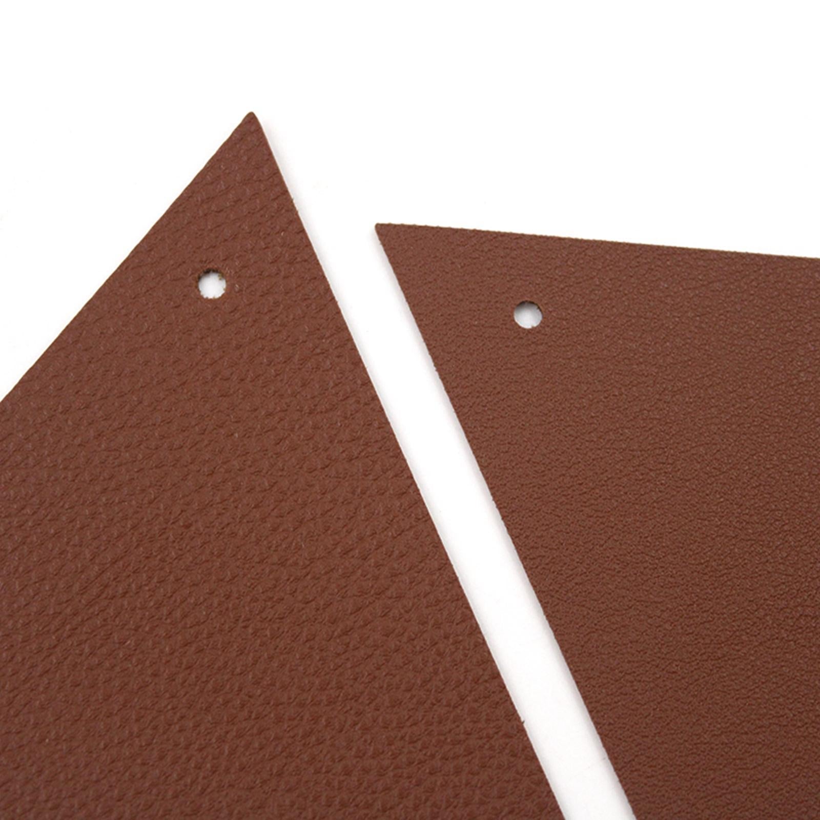 12Pcs Pennant Banner Triangle Flags DIYBunting for Indoor Party Anniversary Brown