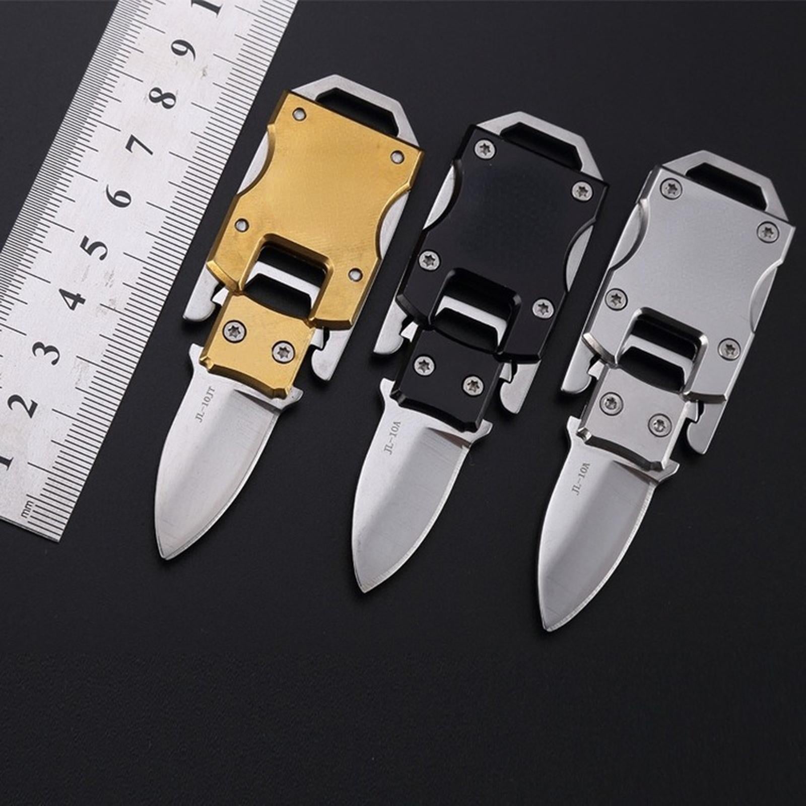 3xMultifunction Folding Knife Emergency Survival Hiking Camping
