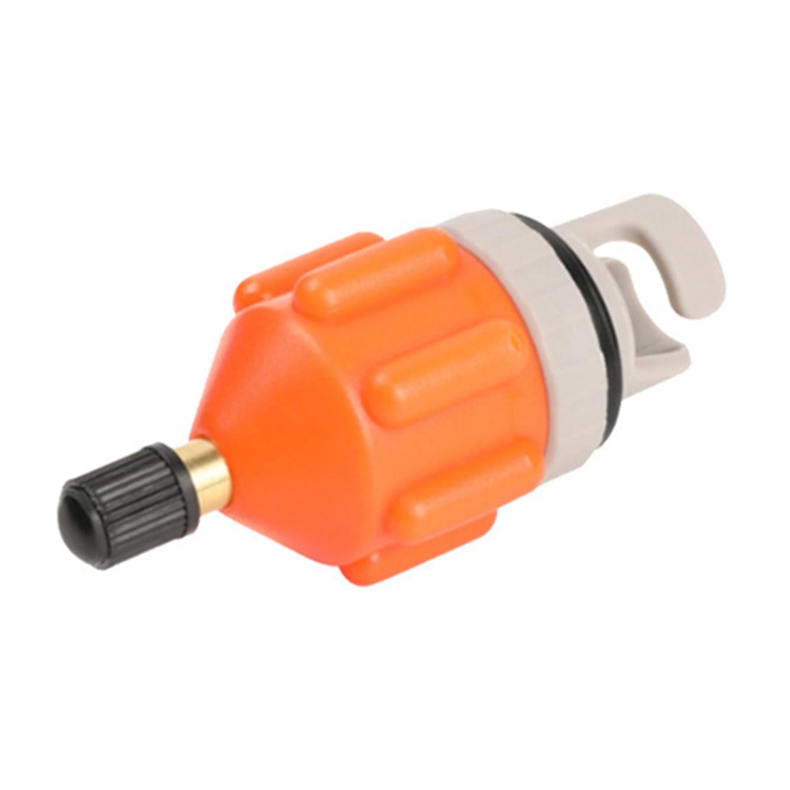 3xInflatable Boat SUP Pump Adaptor Converter for Boat Stand up Paddle Board orange