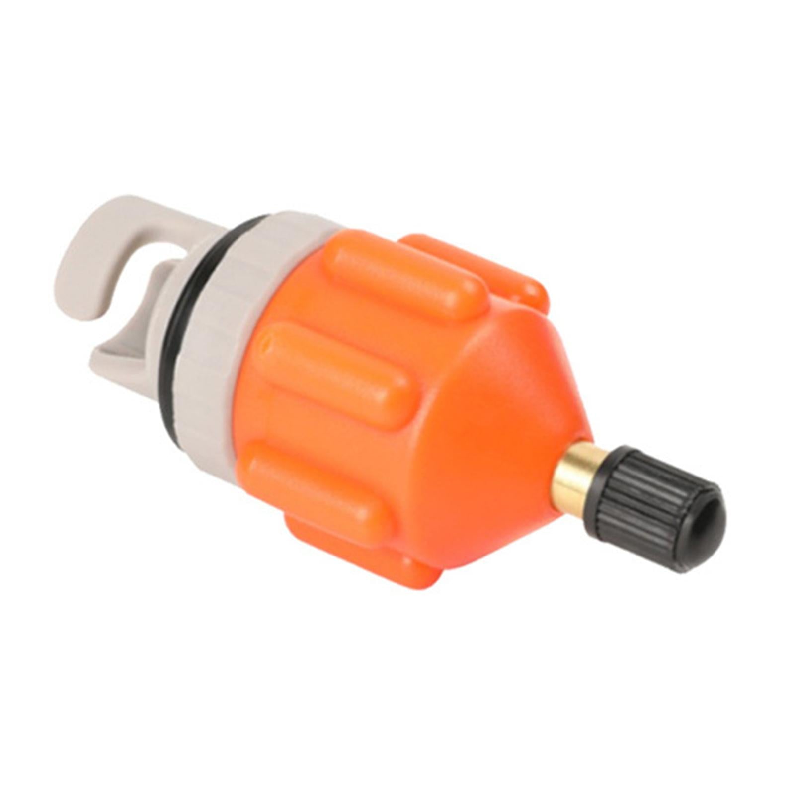 4xInflatable Boat SUP Pump Adaptor Converter for Boat Stand up Paddle Board orange
