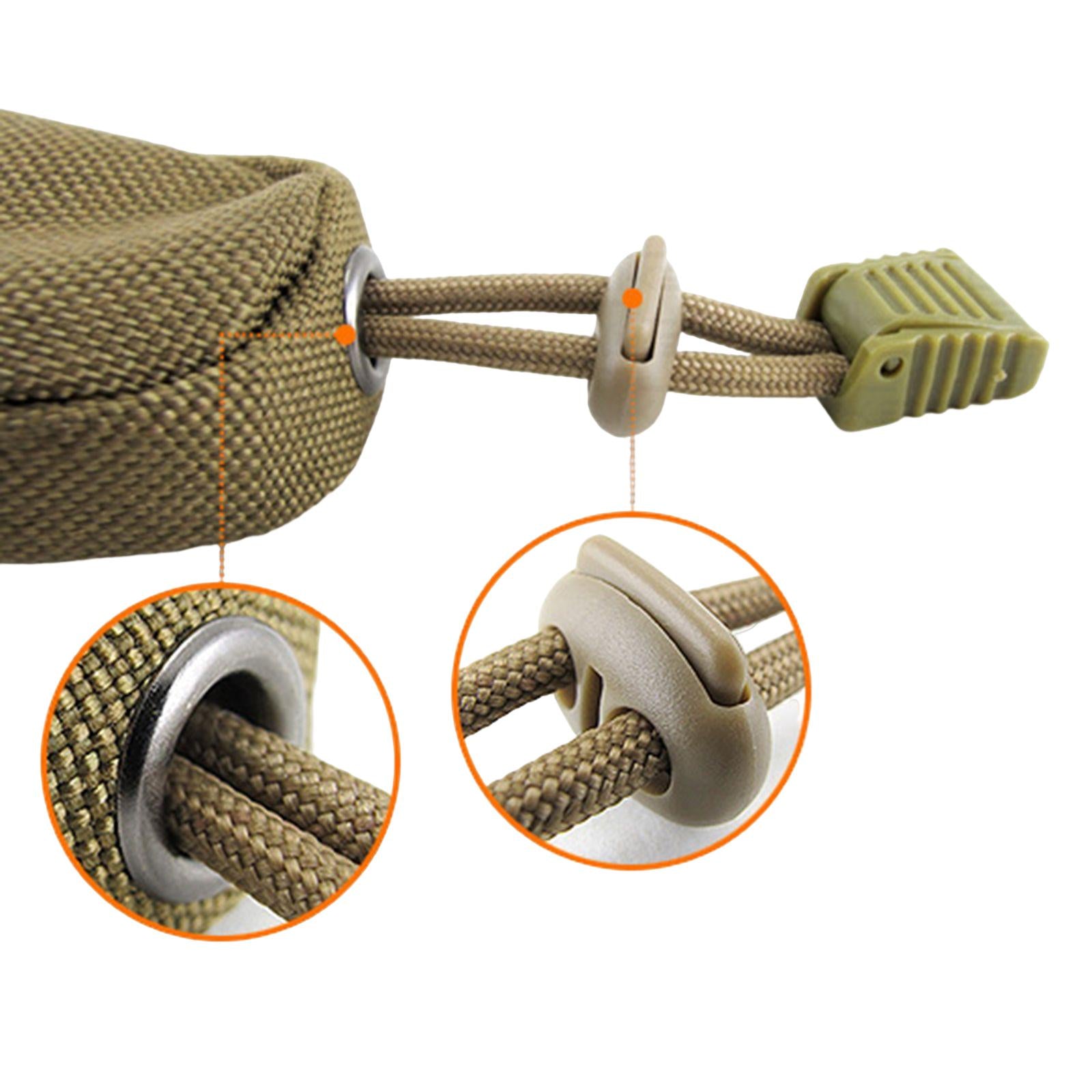4xKey Pouch Hanging Waist Bag Gear Men Women Multipurpose Outdoor Camping