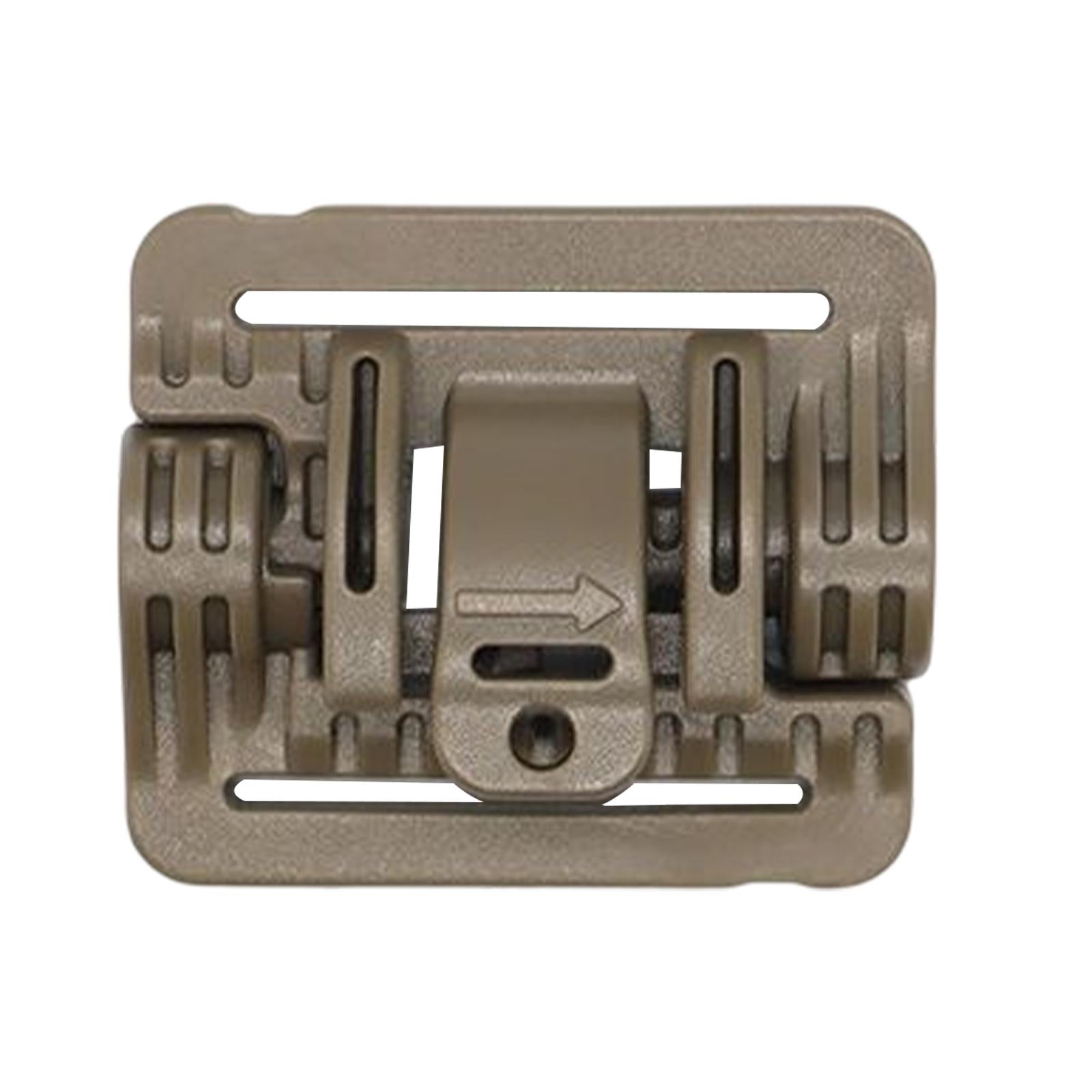 3xVest Quick Release Buckle Slider for Hunting Backpack Strap Belt Accessories Khaki Short