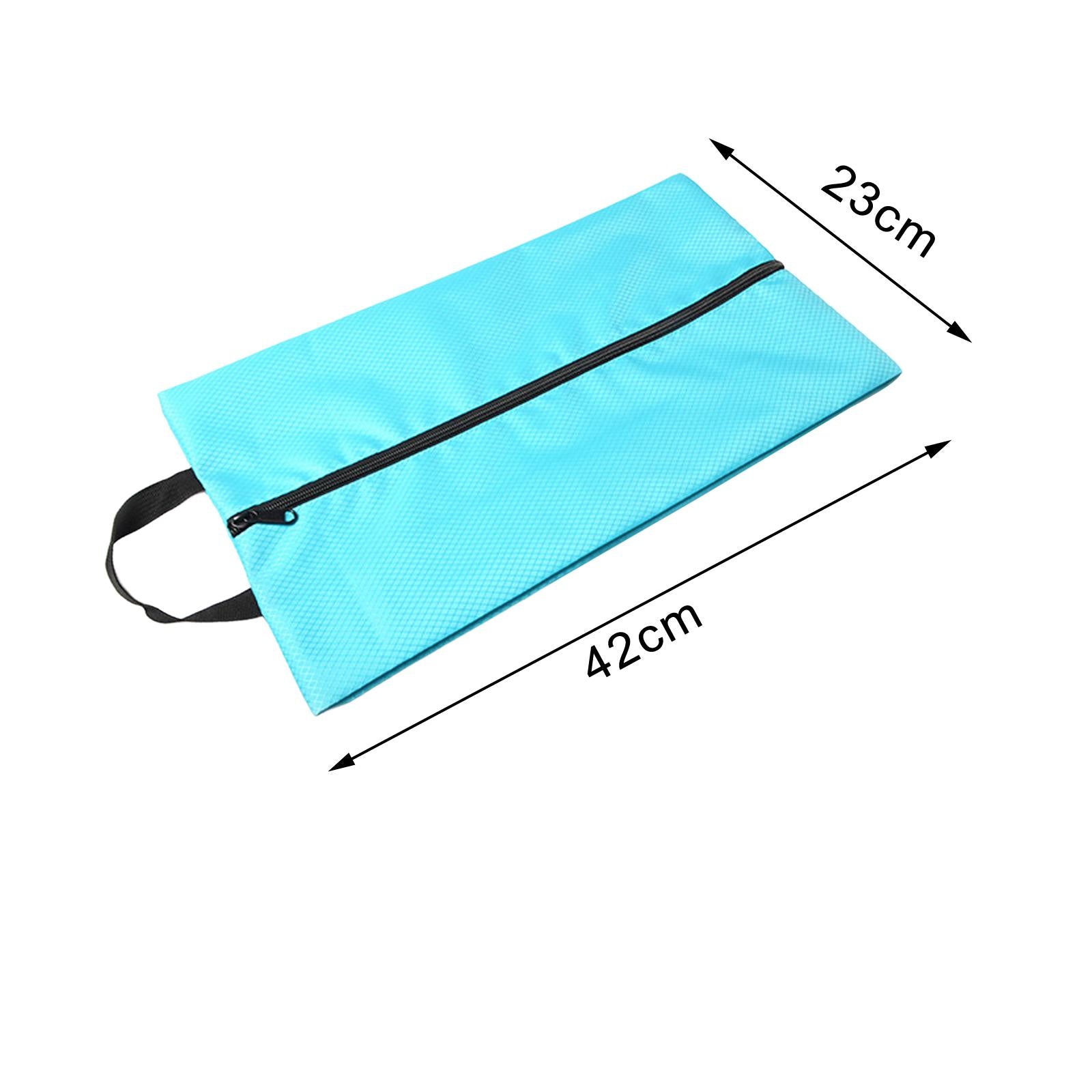 3xMultifunction Travel Shoes Bags Toiletry Carrier Case Waterproof for Gym light blue