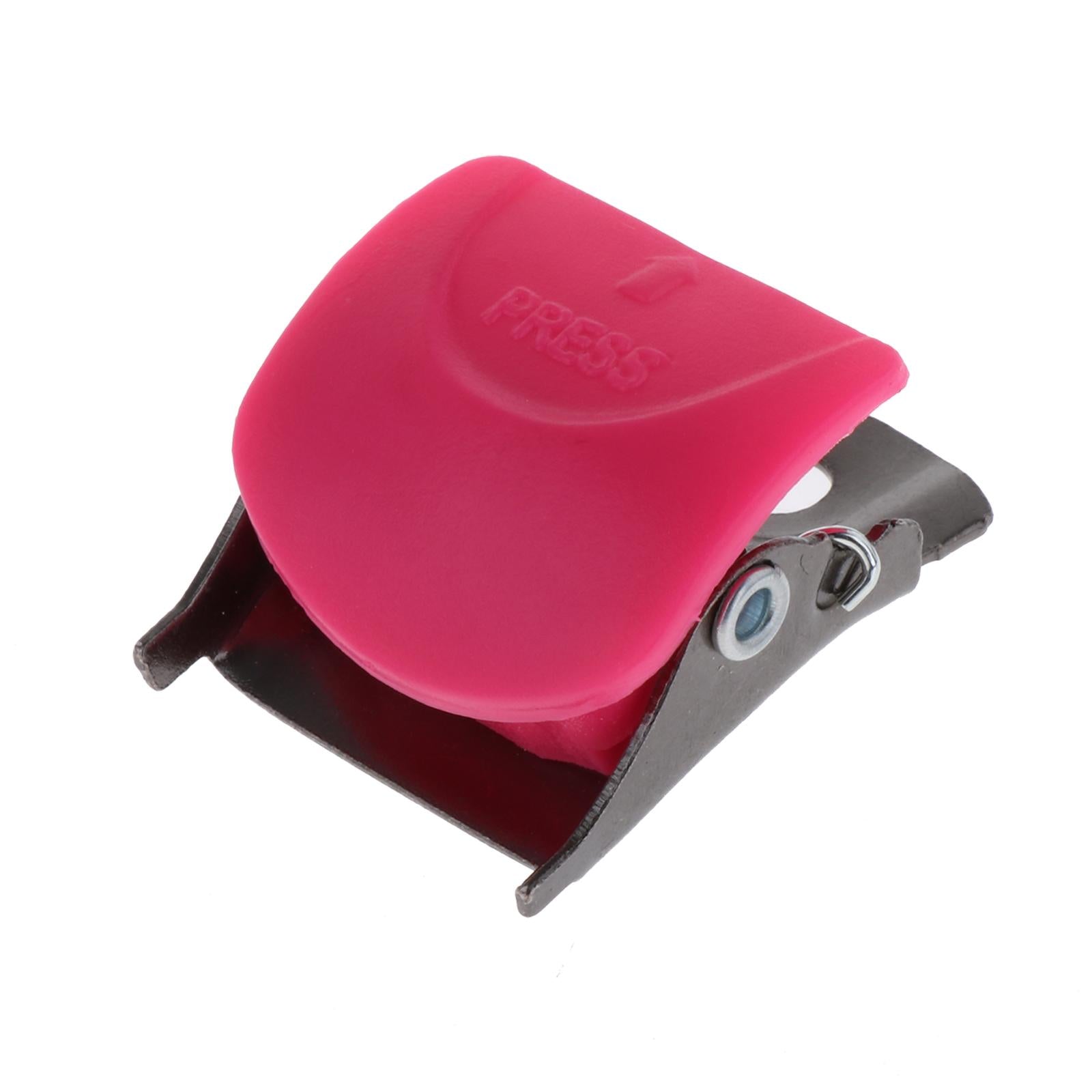 2xDurable Roller Skates Strap Buckle Skates Strap Clasp Repair Accessories Style B Pink