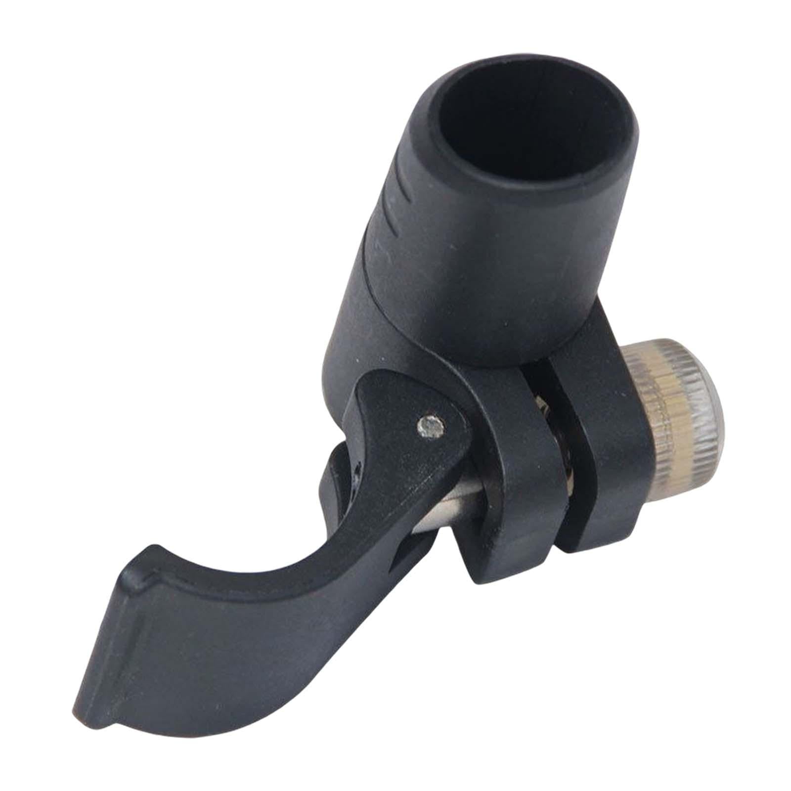 2xWalking Stick Lock Walking Pole Flip Lock Black for Snowshoeing Hiking 18 Oblique Caliber