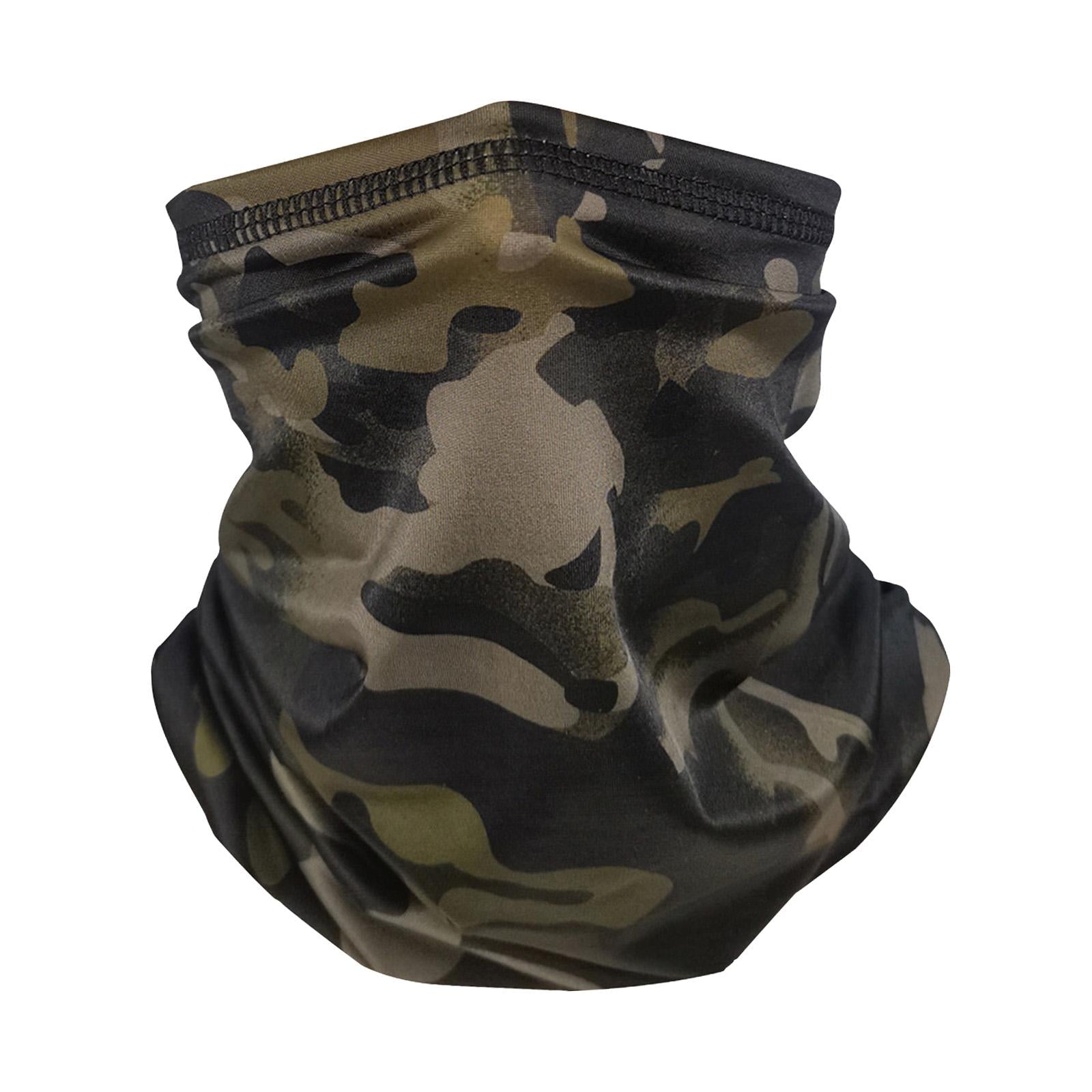 3xNeck Gaiter Windproof Headband Summer Scarf Mask for Women Men Riding Skiing Style D