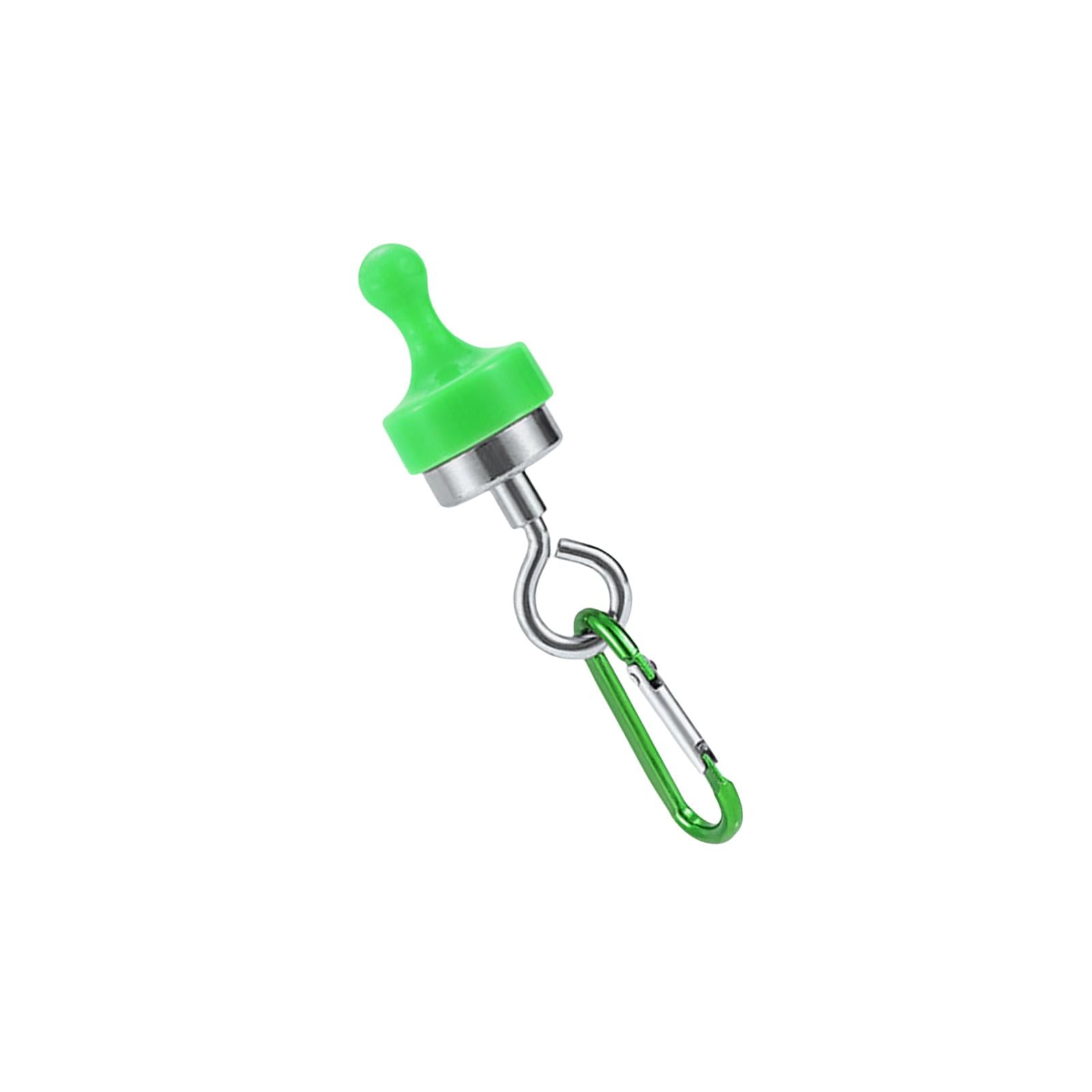 3xMagnetic Hooks Heavy Duty Camping Strong Magnetic Tent Light Hook for Garden Green