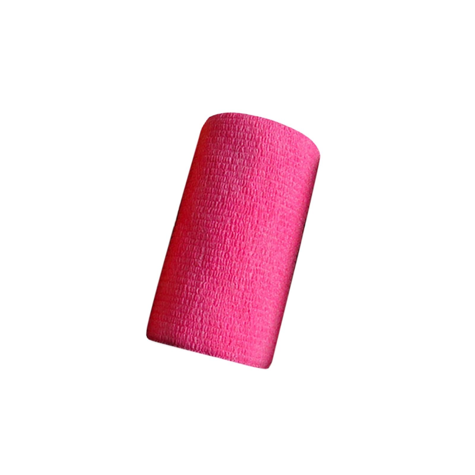 4xVet Wrap 4 inch Wide Non Woven Elastic Self Adherent Wrap for Dogs Pet Ankle Pink