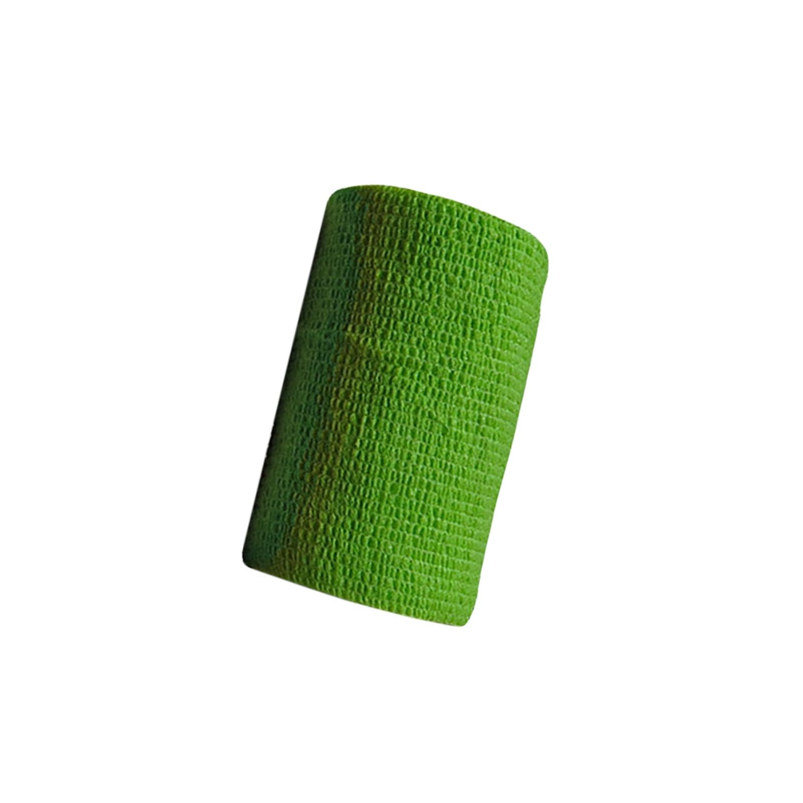 3xVet Wrap 4 inch Wide Non Woven Elastic Self Adherent Wrap for Dogs Pet Ankle Green