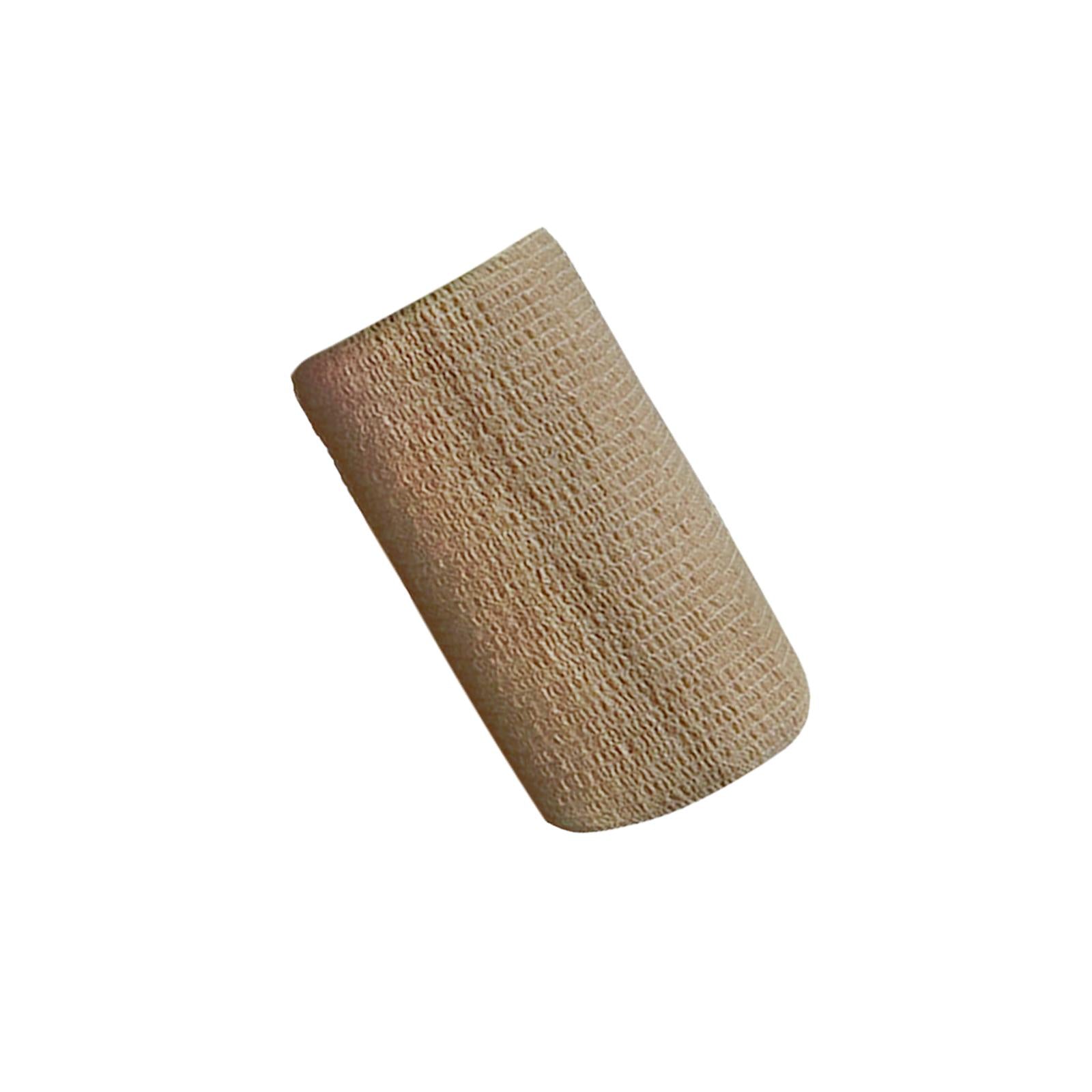 2xVet Wrap 4 inch Wide Non Woven Elastic Self Adherent Wrap for Dogs Pet Ankle Khaki