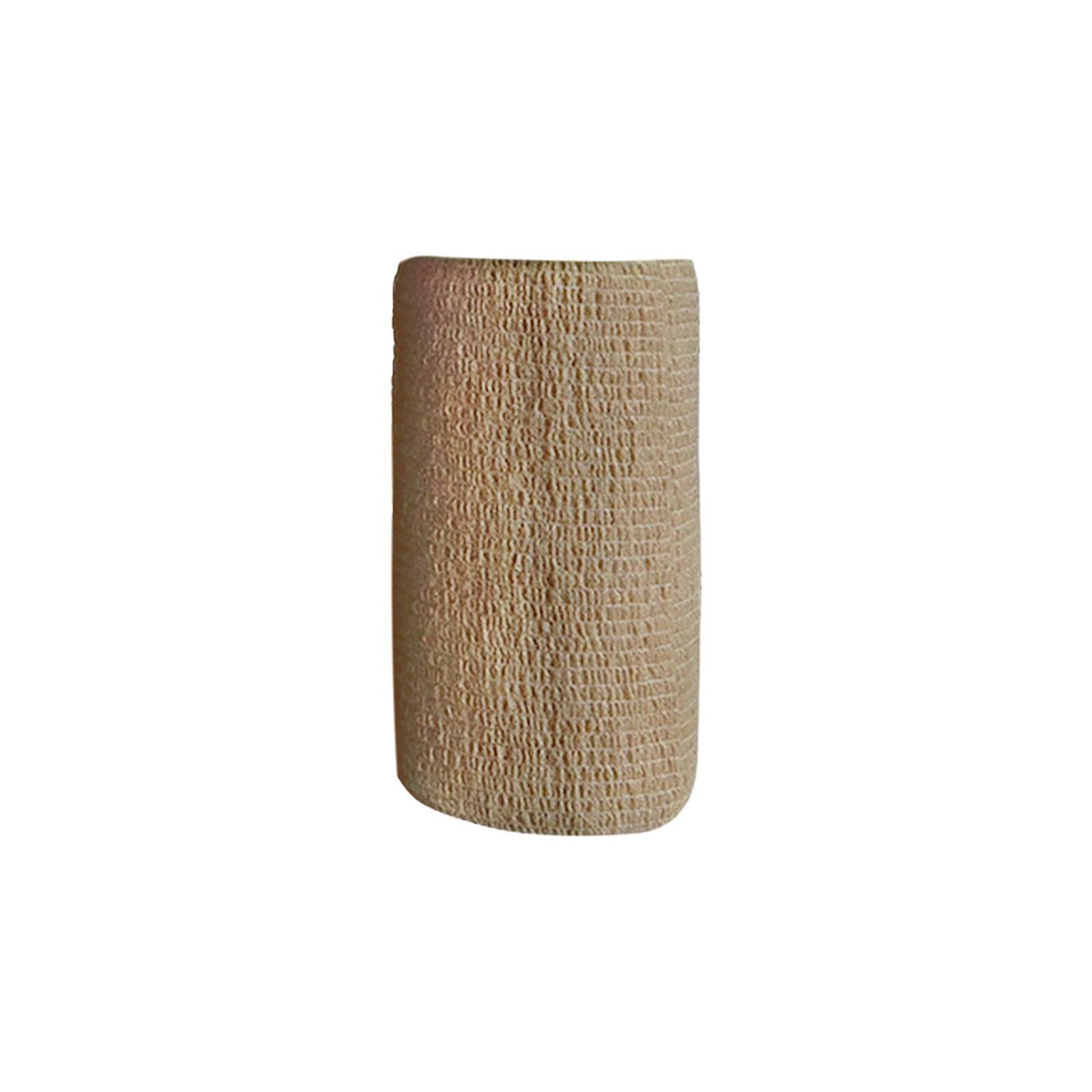3xVet Wrap 4 inch Wide Non Woven Elastic Self Adherent Wrap for Dogs Pet Ankle Khaki
