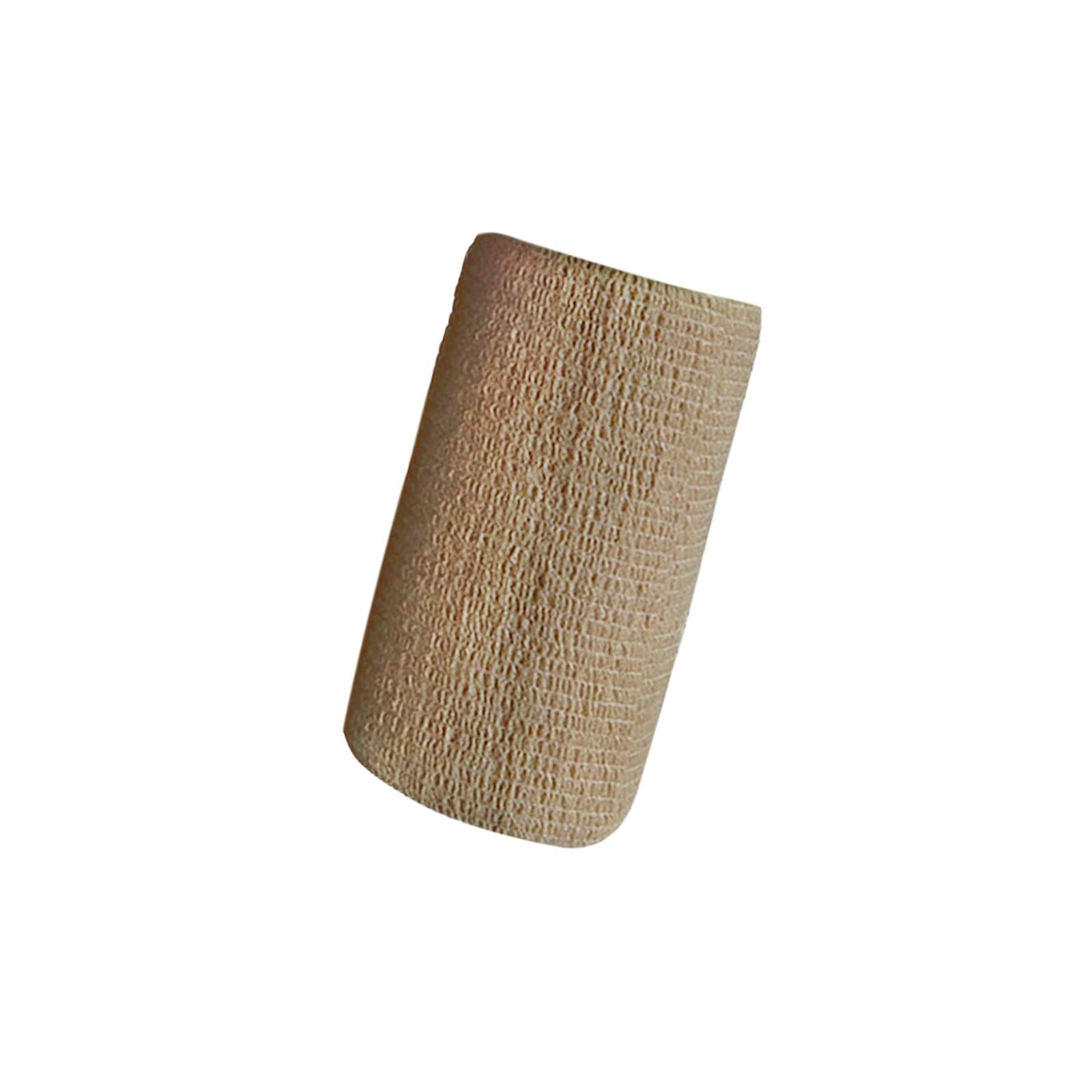 2xVet Wrap 4 inch Wide Non Woven Elastic Self Adherent Wrap for Dogs Pet Ankle Khaki