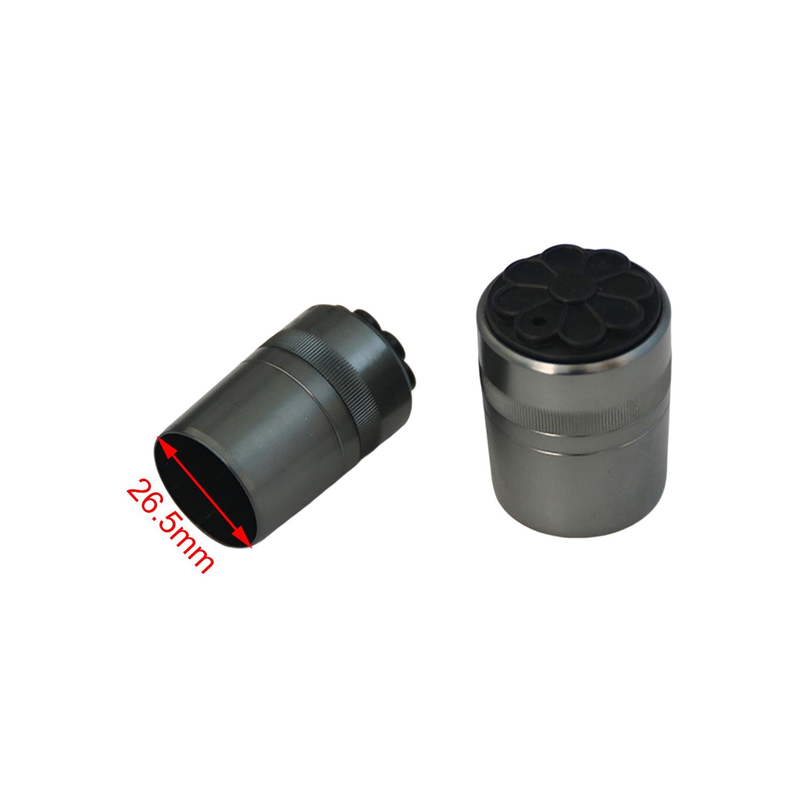 2xFishing Rod Butt Cap Black Easy to Install End Cover Repair Building 26.5mm
