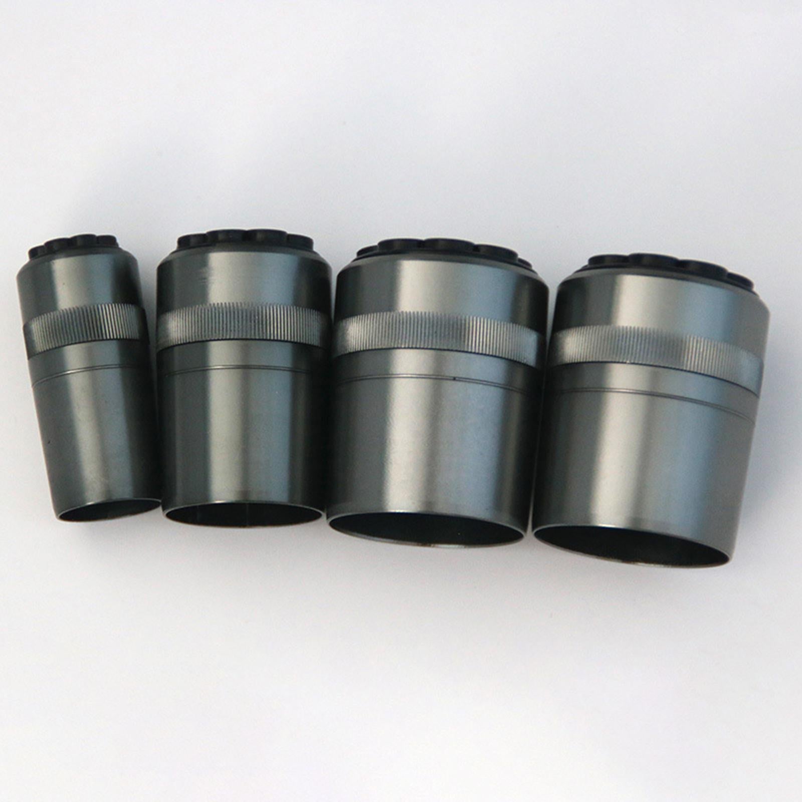 6xFishing Rod Butt Cap Black Easy to Install End Cover Repair Building 41mm