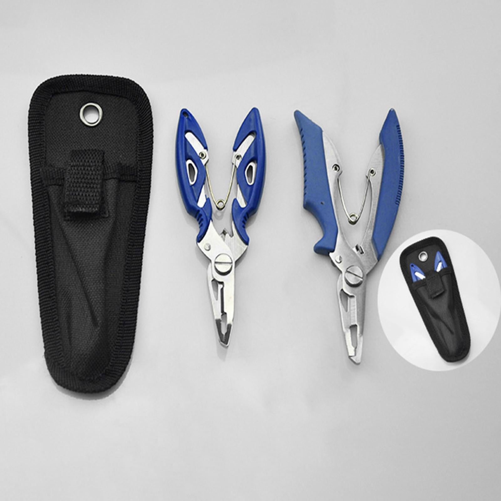 3xFishing Pliers Sheath Cutter Lightweight Fishing Accessories Protective 7cmx18.5cm