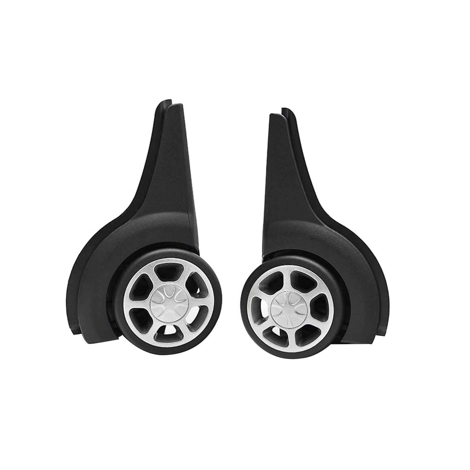 2x Replacement Luggage Wheels Travel Case Silent Suitcase Bag Trolley Wheels