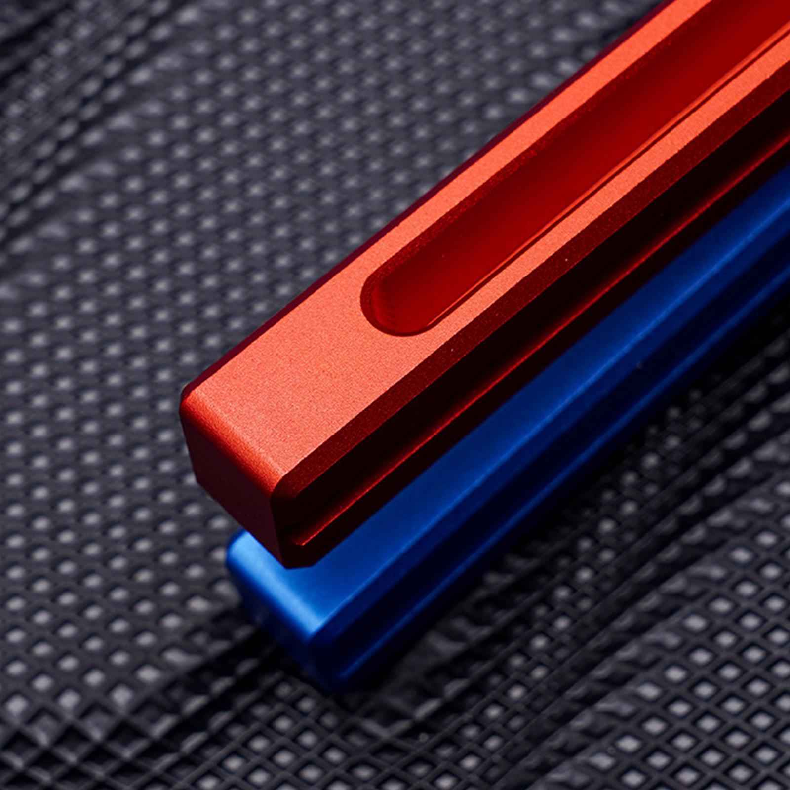 Butterfly Toy Tool Metal Training Tool Dull Blade Folding Dull Tool Trainer Red Blue
