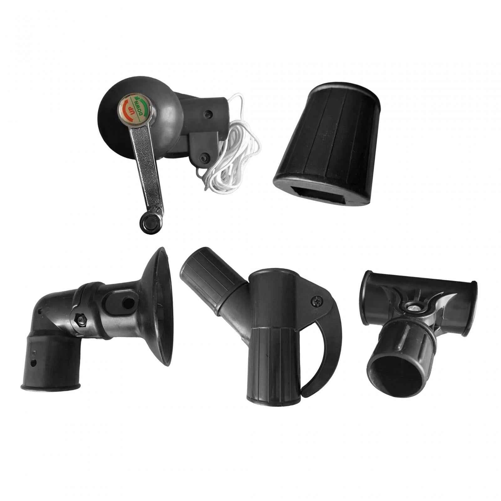 Patio Umbrella Accessories Stainless Parts for Balcony Courtyard Patio Table Lifting Fixed Handle