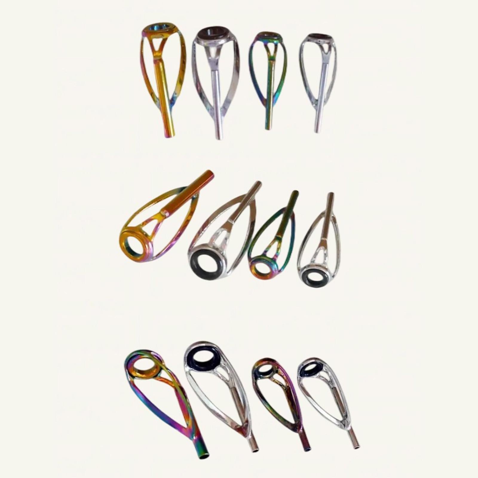 4xFishing Rod Guide Ring Sturdy Bait Casting Rod Accessories Pole Repair Tools 1.2mm