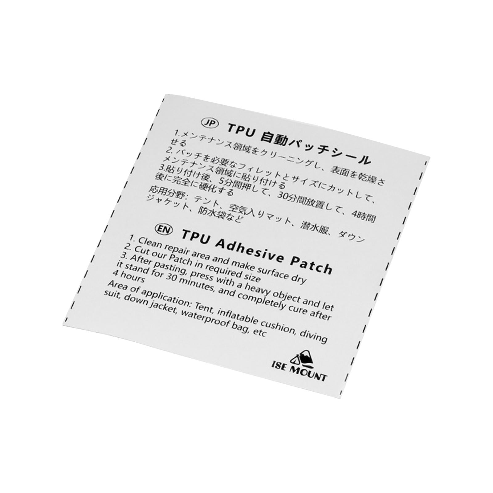 4xInflatable Pool Repair Patches Tent Repair Patch Waterproof for Rubber Metal