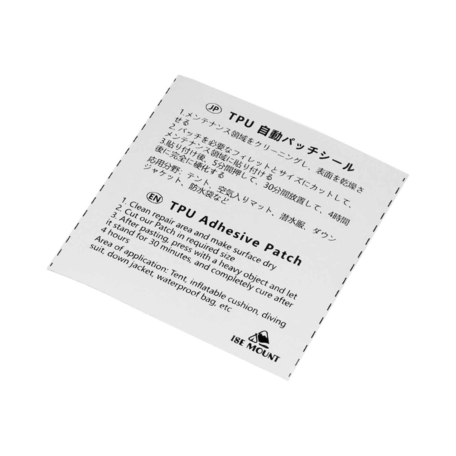 Inflatable Pool Repair Patches Tent Repair Patch Waterproof for Rubber Metal