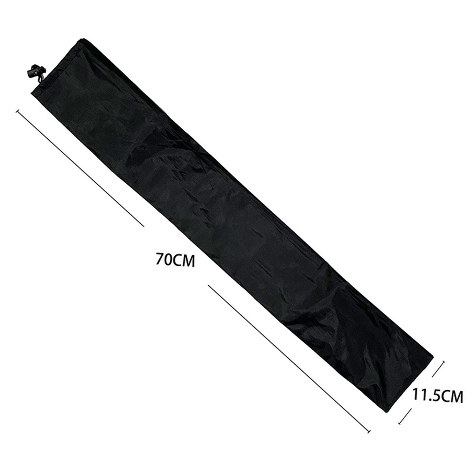 4xTrekking Pole Carrying Bag Adjustable Strap Waterproof Tent Pole Storage Bag 11.5cmx70 cm