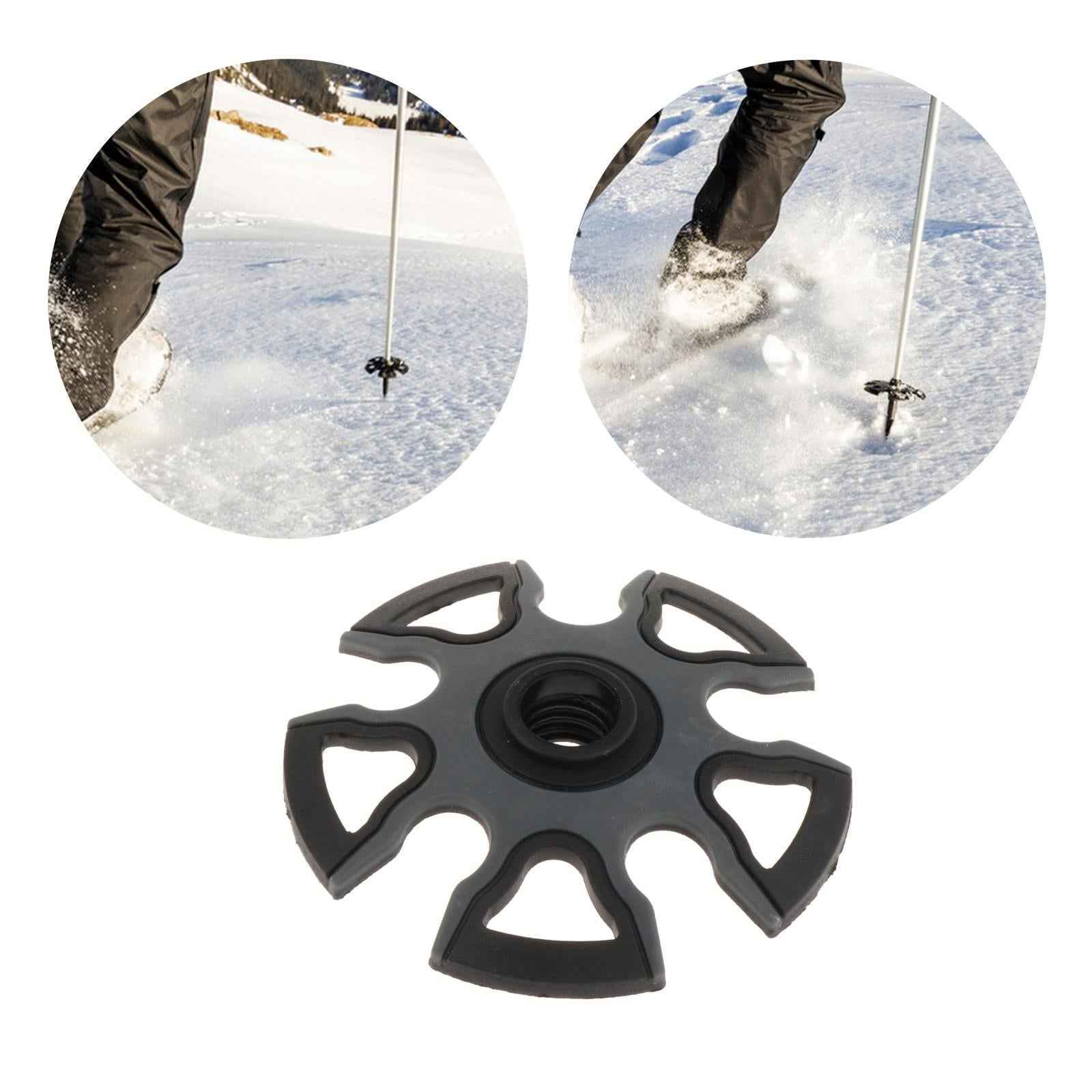 Trekking Pole Snow Basket 9cm Hiking Sticks Accessories for Outdoor Climbing Gray