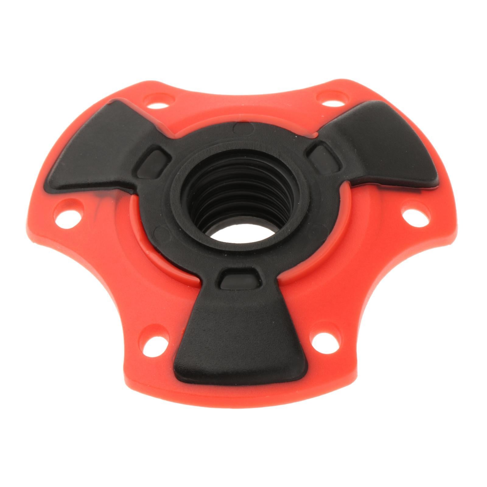 2xTrekking Pole Snow Basket 15mm Screw on Removable Mud Holder Ski Pole Basket Red