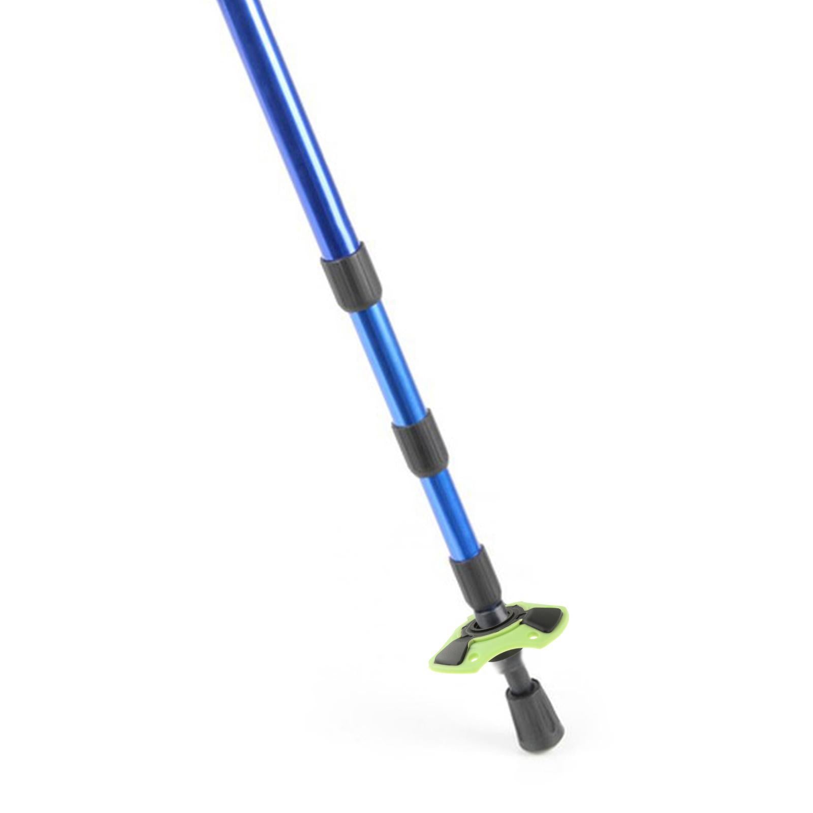 2xTrekking Pole Snow Basket 15mm Screw on Removable Mud Holder Ski Pole Basket Green