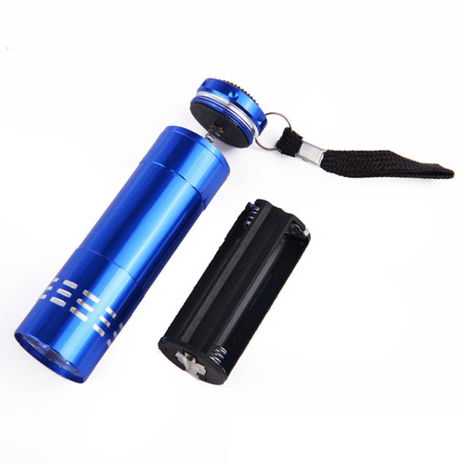 3xMini Flashlight Small Flash Light Flashlight for Hiking Backpacking Home Blue