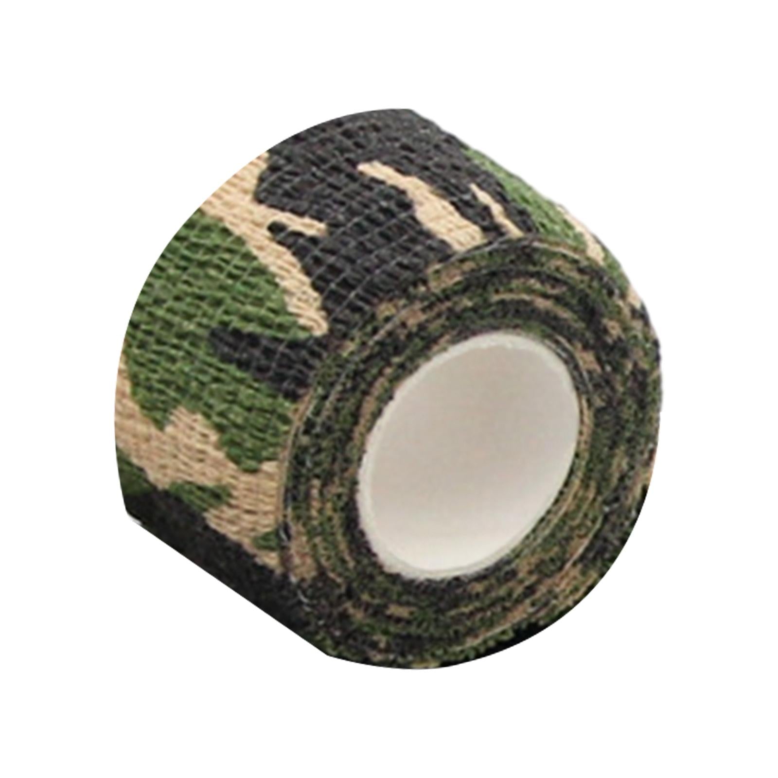 3xSelf Adhesive Bandage Band for Fingers Wrist Ankle Hiking First Aid Supplies Green Color Black