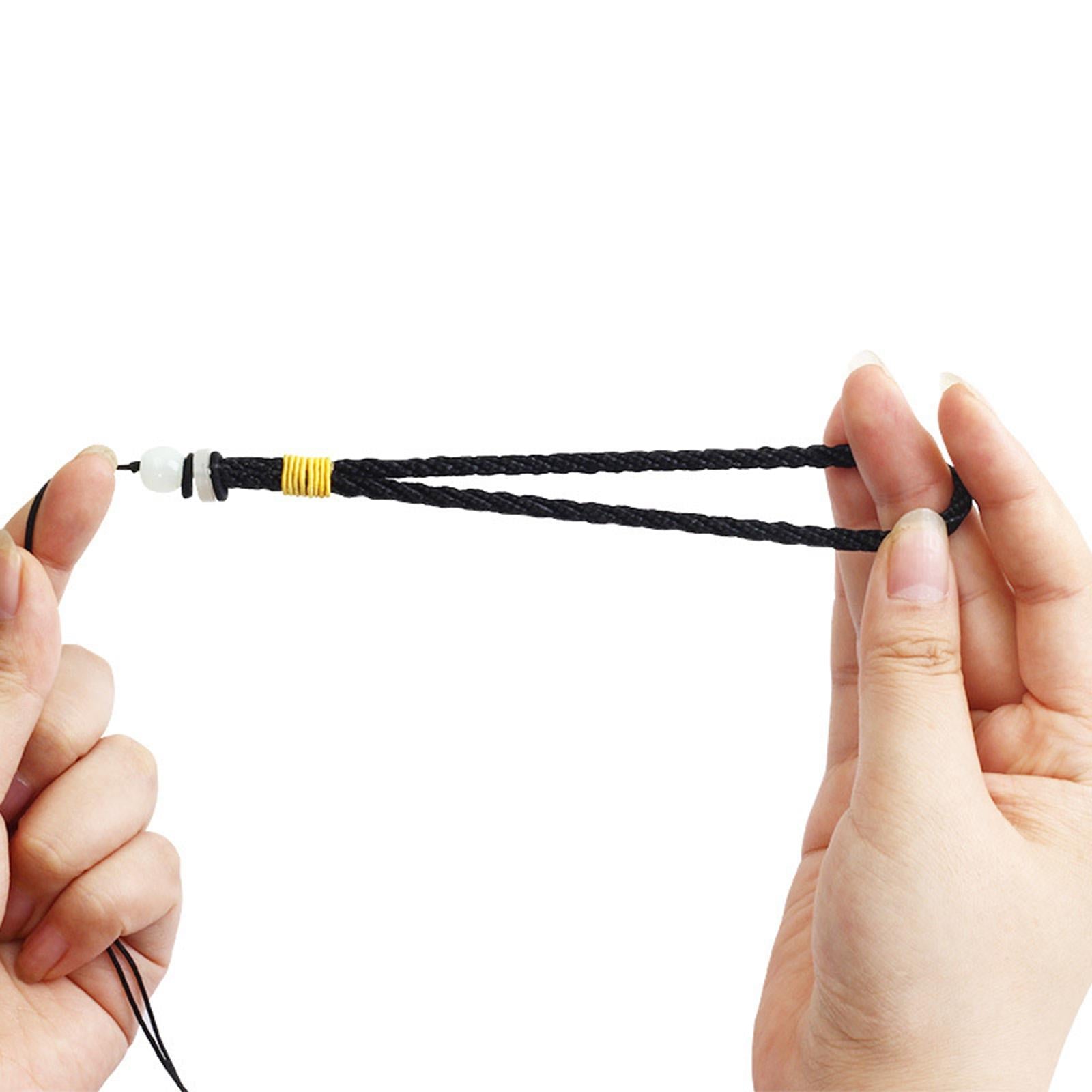 4xCompound Bow Release Aids Wrist Lanyard Braided for Archery Hunting