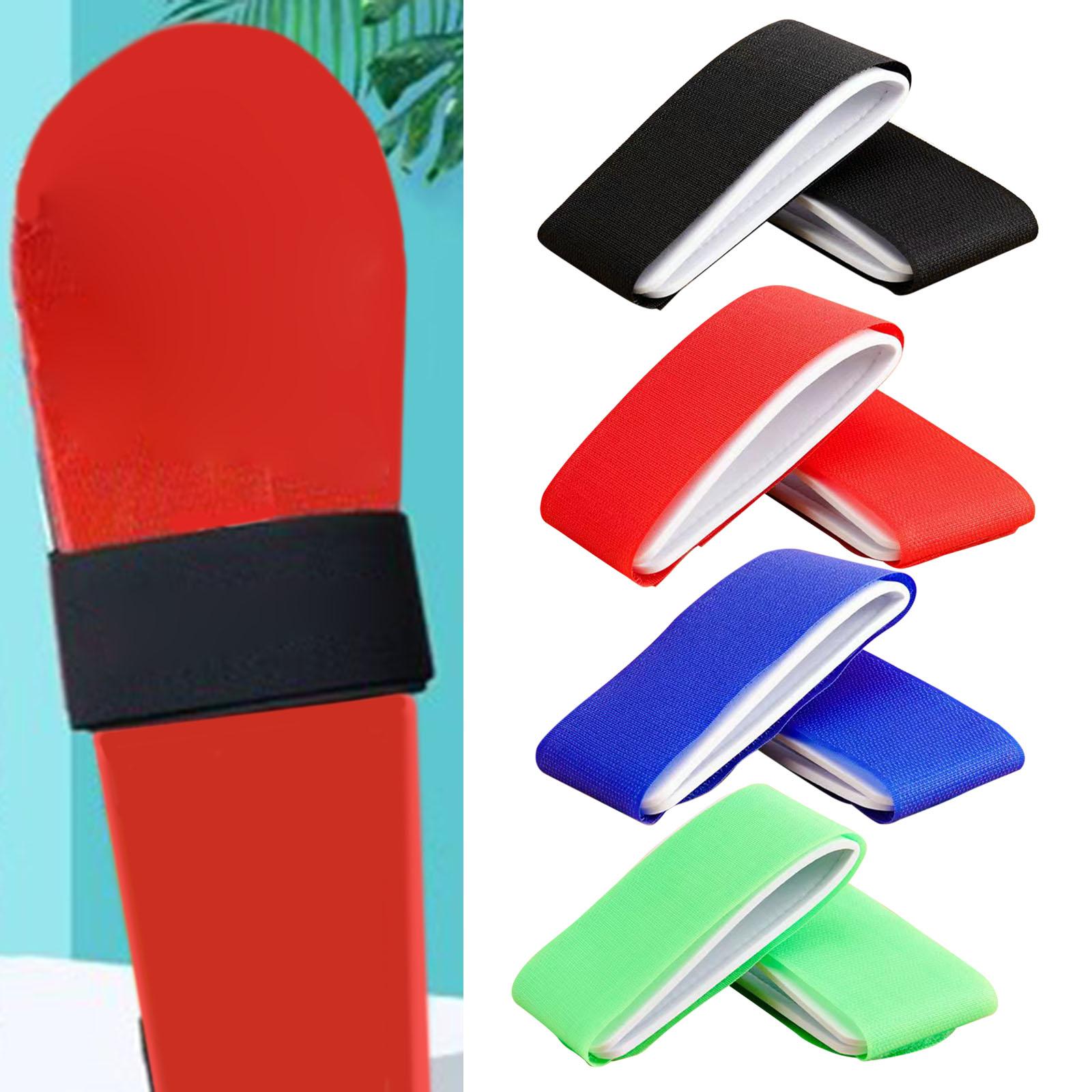 3x2x Ski Straps Fixing Adjustable Fastener Tape for Outdoor Man Woman Families black